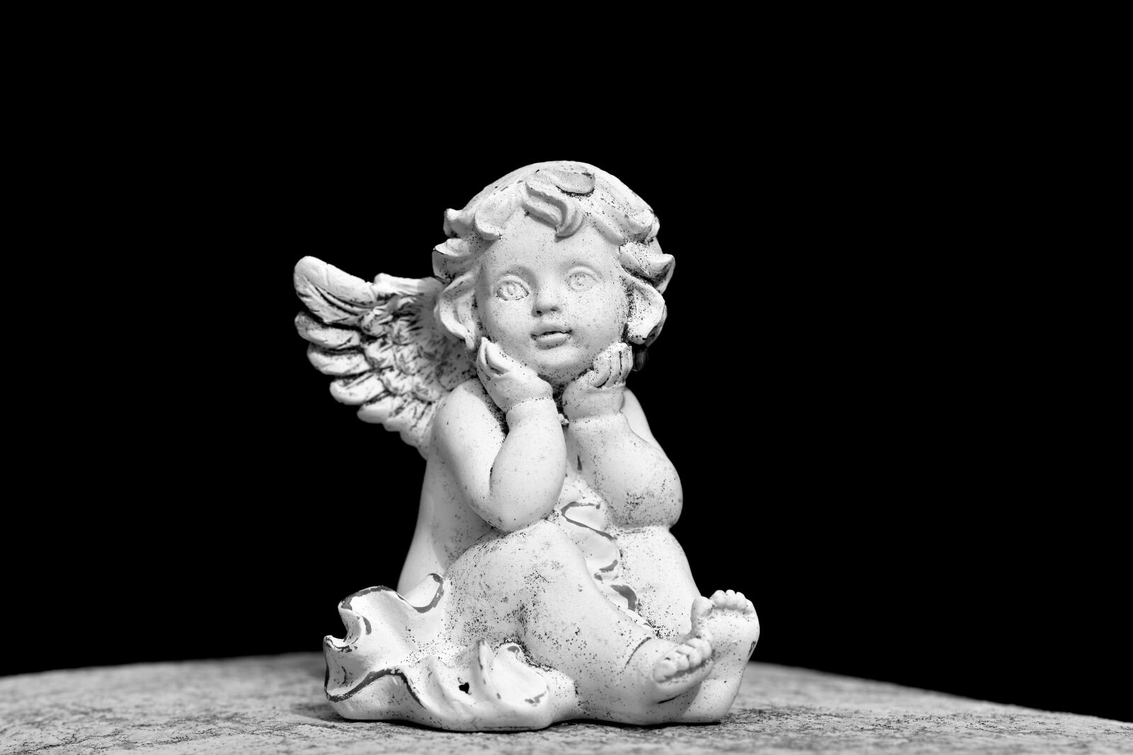 Nikon D7200 sample photo. Angel, angel figure, sculpture photography