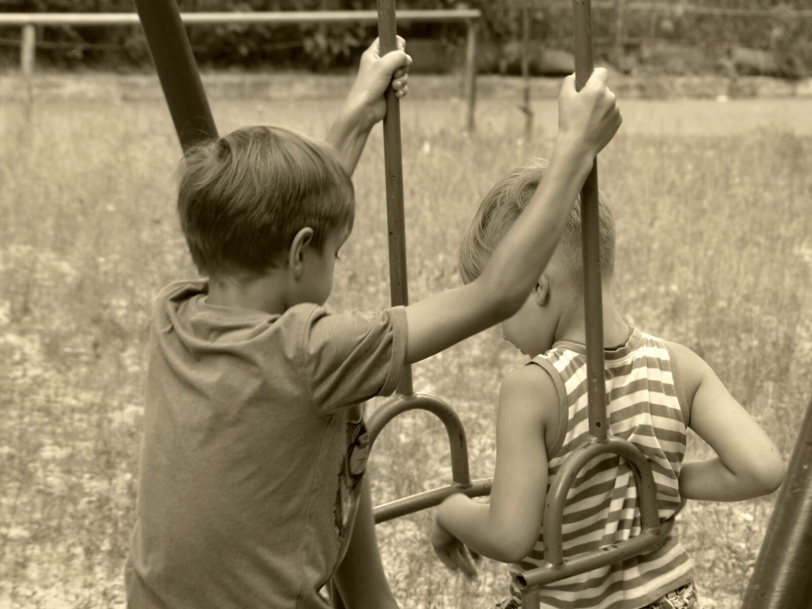 Panasonic Lumix DMC-FZ200 sample photo. Boys, swing, kids photography