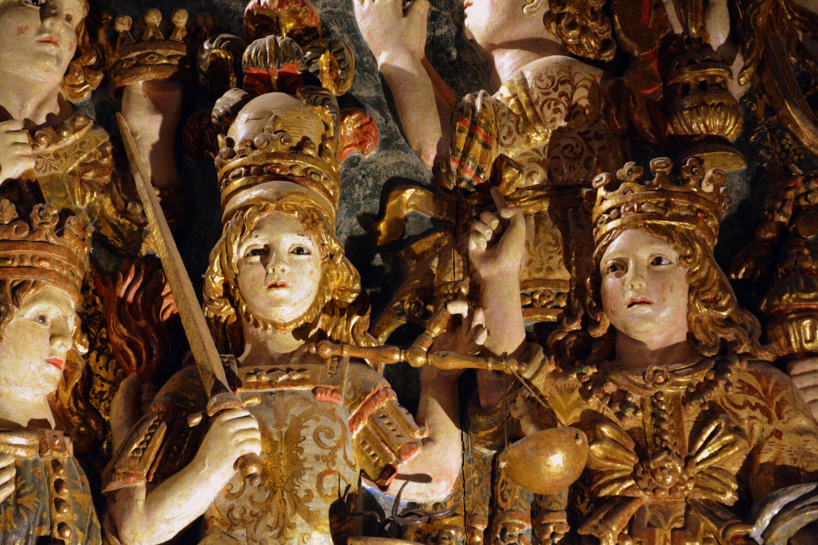 Nikon D7100 sample photo. Statues, warriors, sword photography