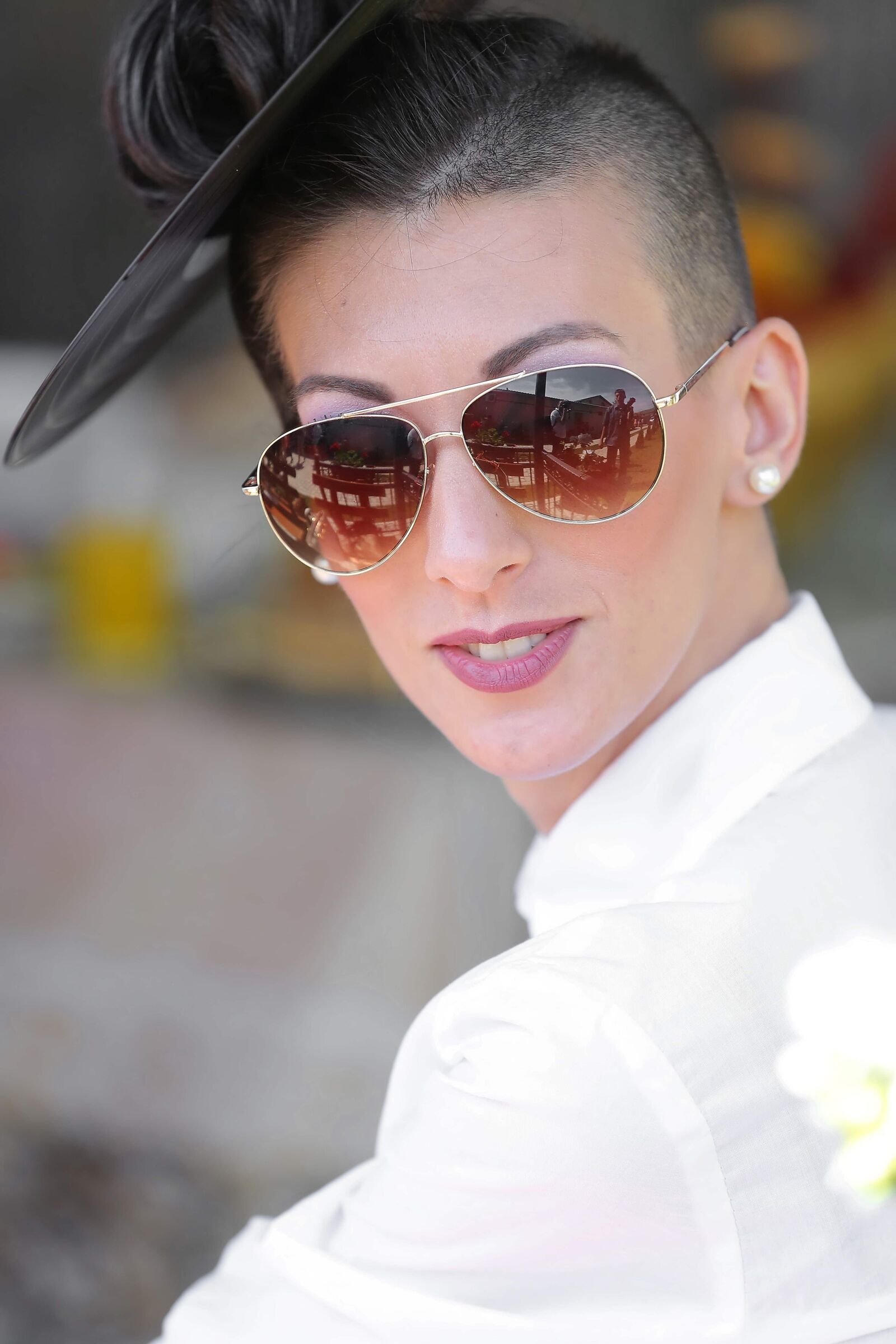 Canon EOS 5D Mark III sample photo. Young woman, sunglasses, fashion photography