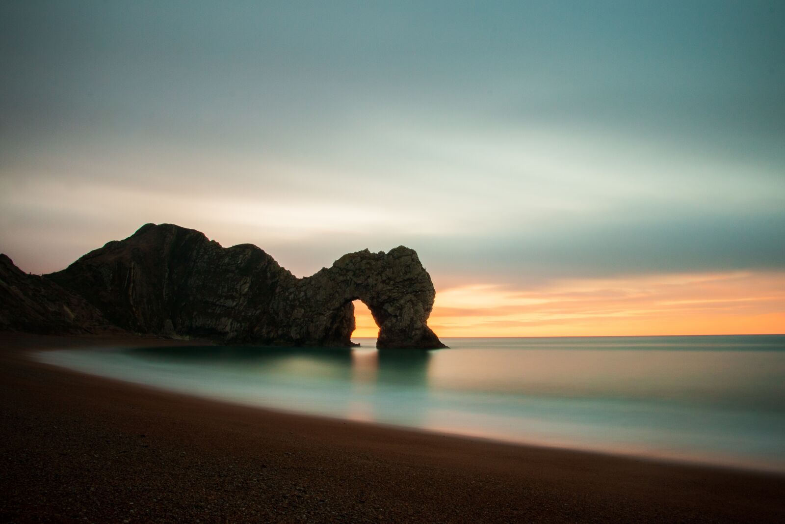 Canon EOS 70D sample photo. Long exposure, durdle door photography