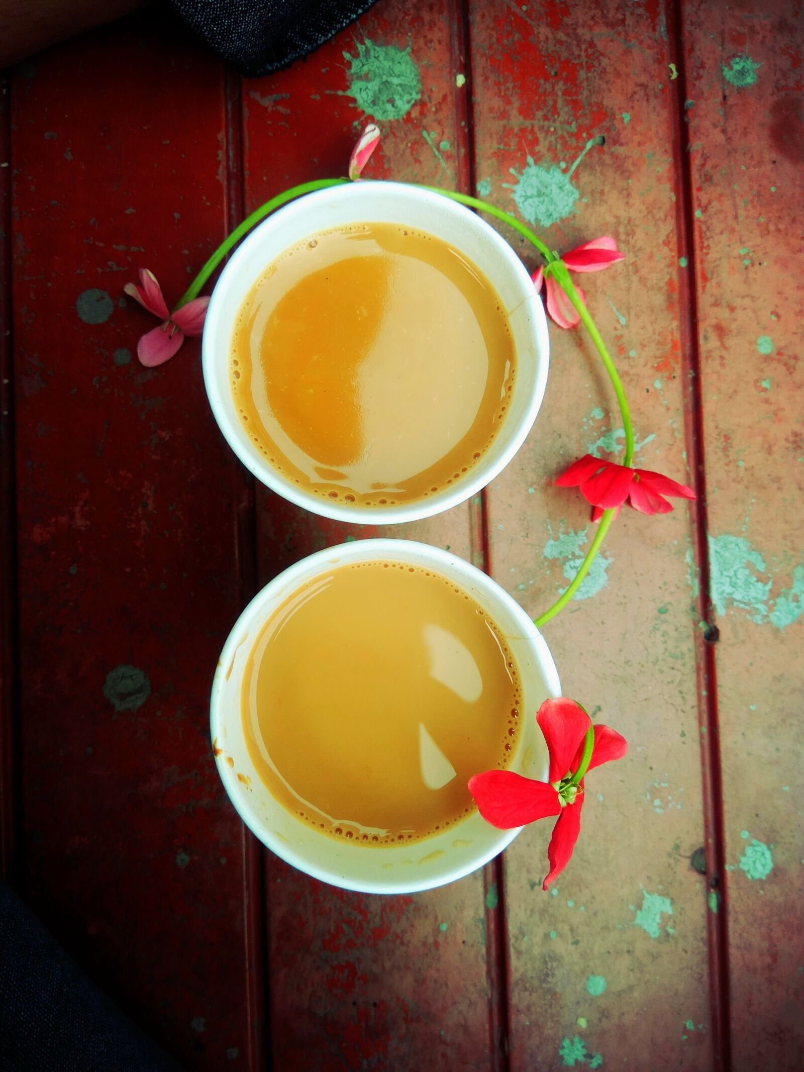 Xiaomi Redmi Note3 sample photo. Tea, break, flower photography