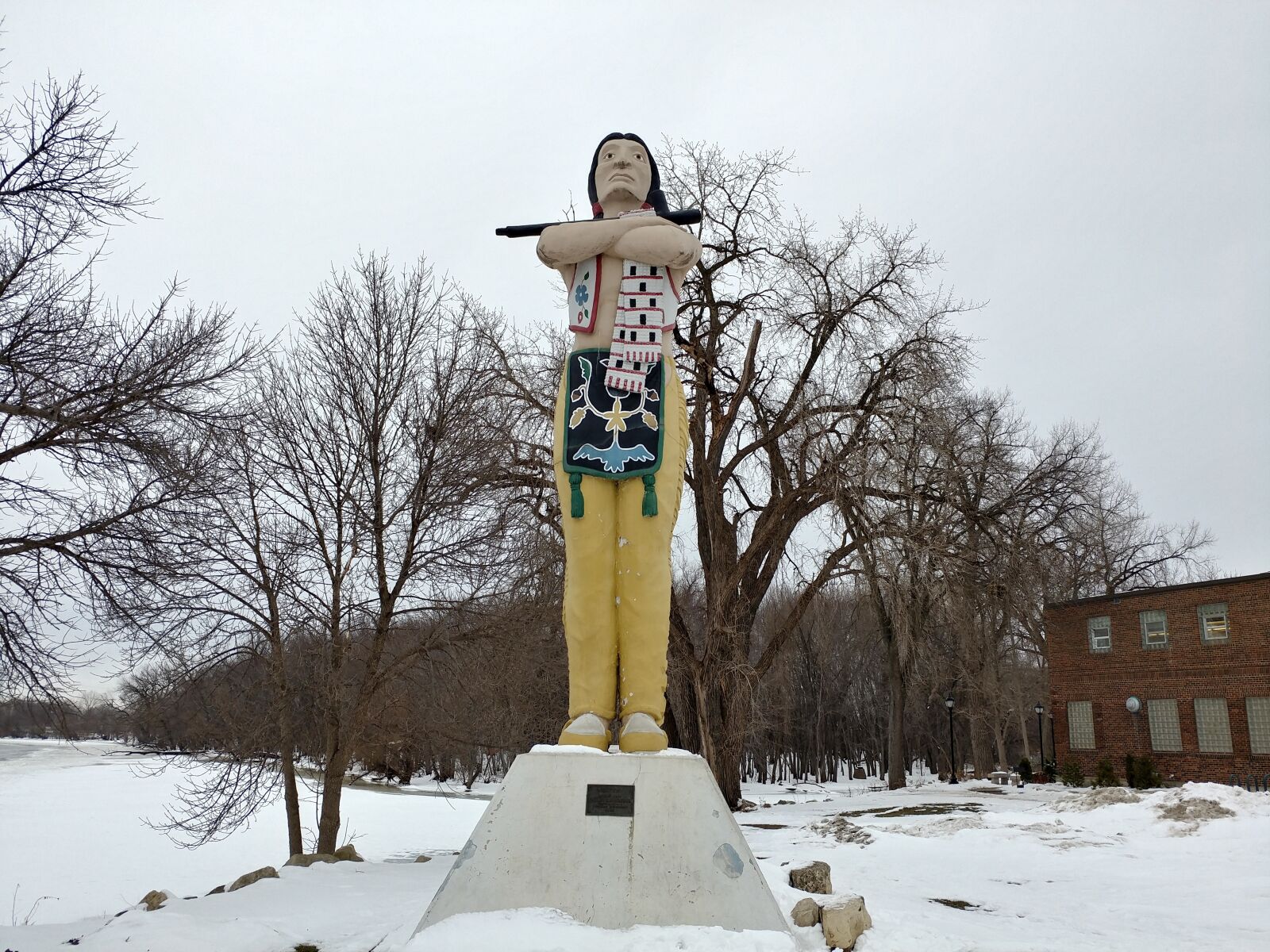 LG V20 sample photo. Native american, indian, statue photography