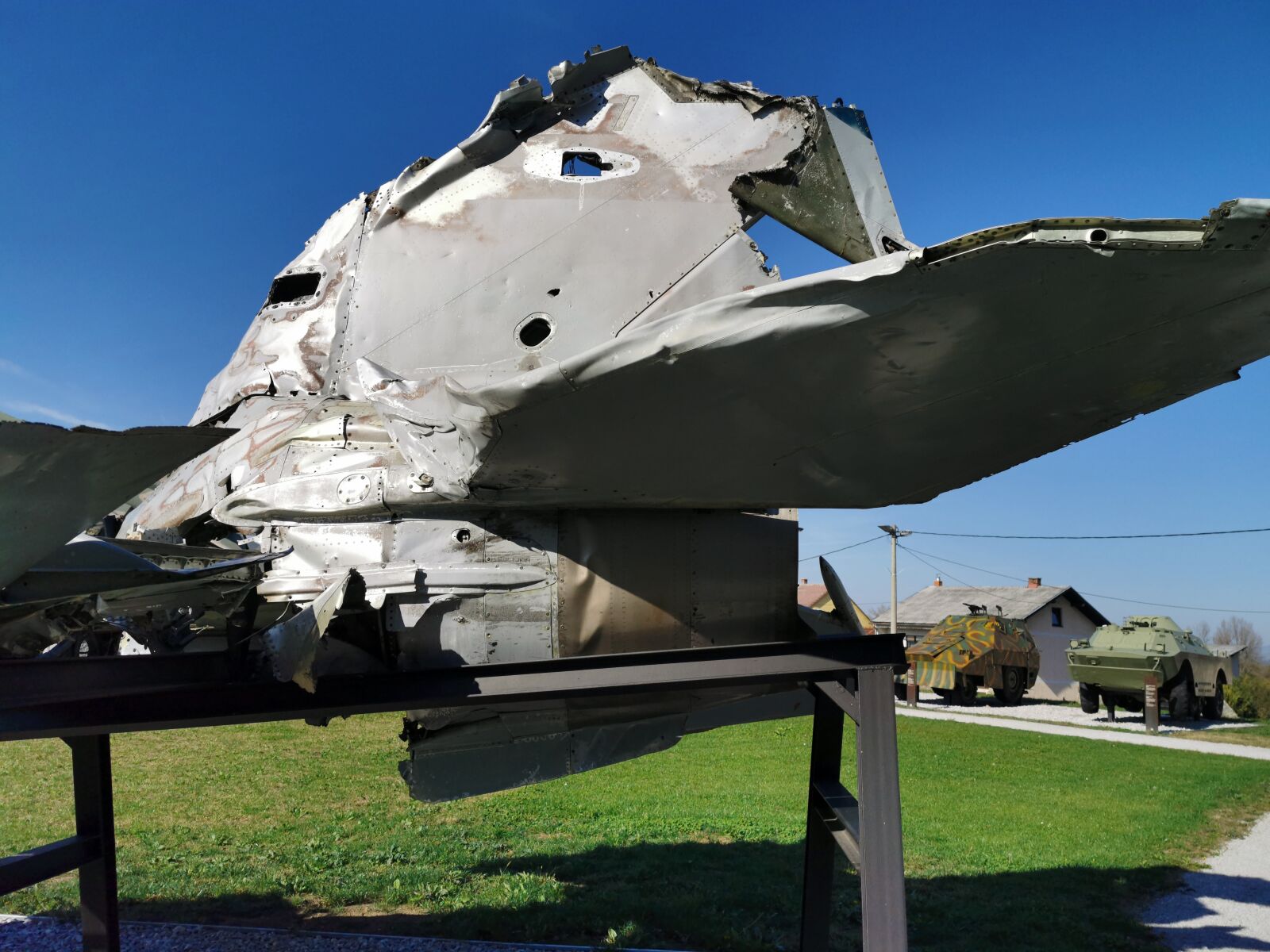 HUAWEI P30 Pro sample photo. Wreck, mig 21, yugoslav photography