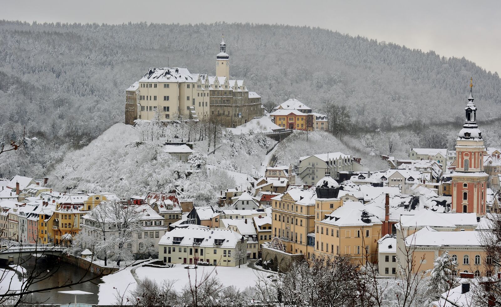 Nikon D5200 sample photo. Winter, snowfall, landscape photography