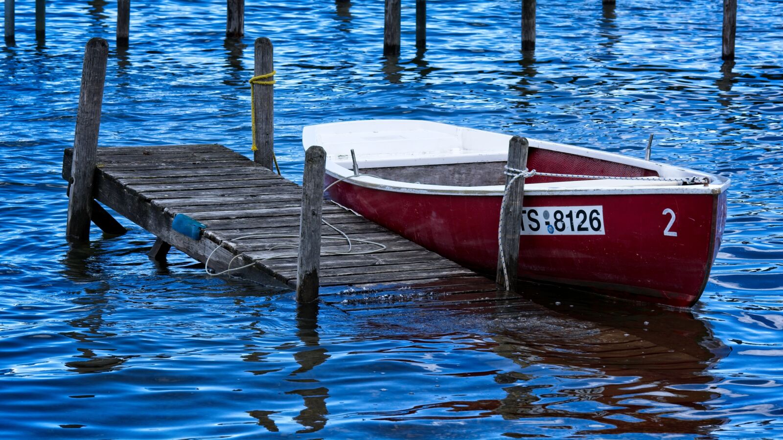 Nikon D7100 sample photo. Boat, pier, rowing boat photography