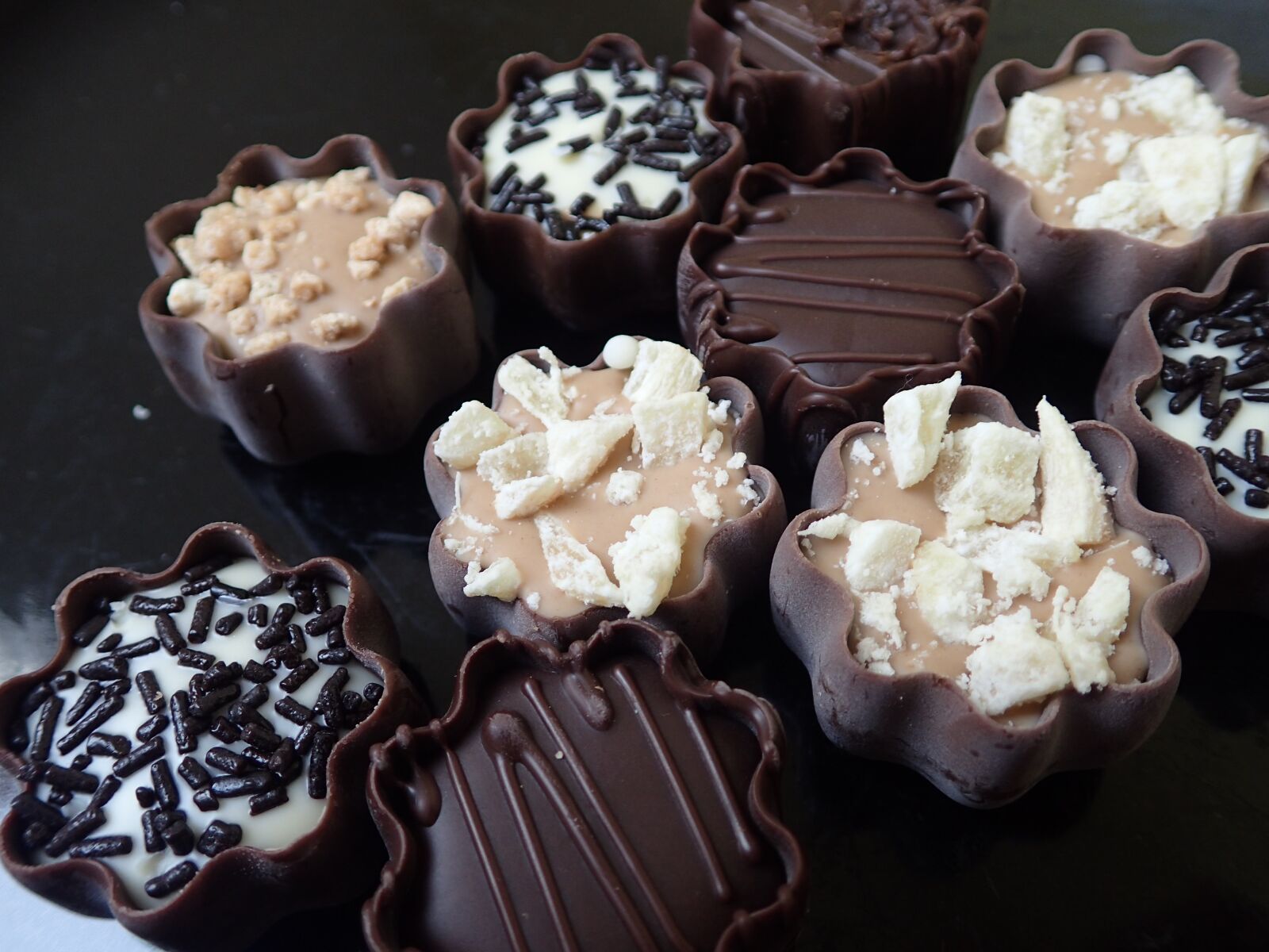 Olympus TG-4 sample photo. Bonbons, chocolate, pralines photography
