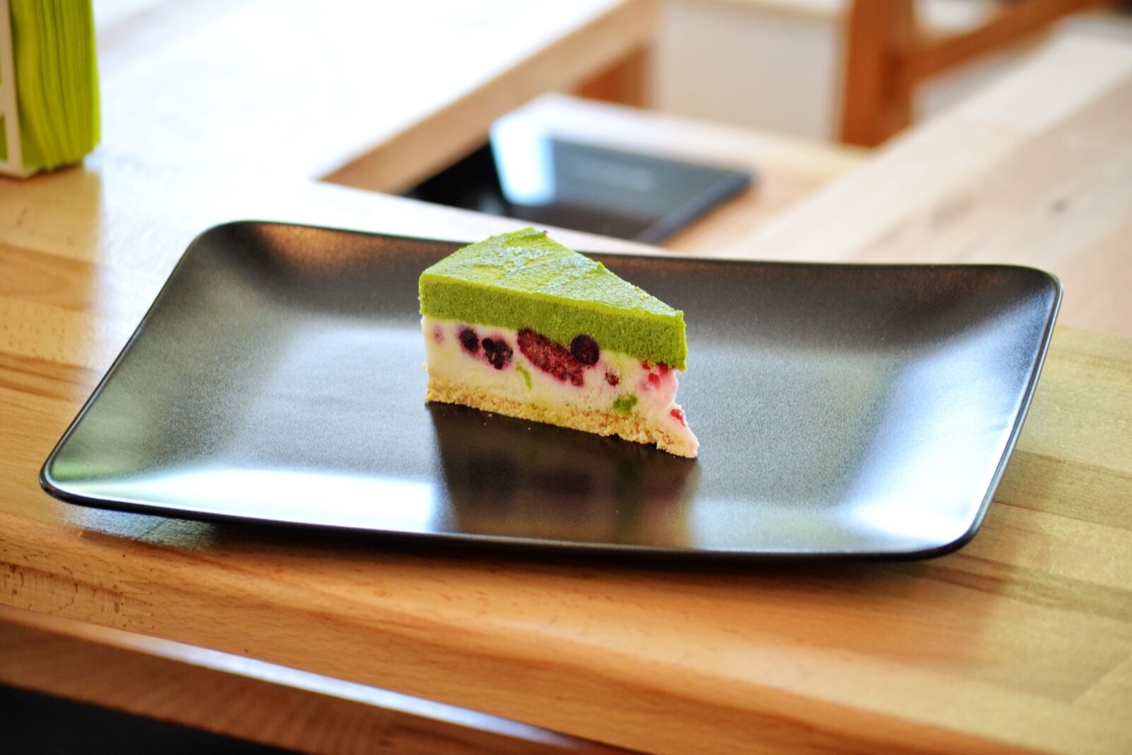 Nikon D3100 sample photo. Raw vegan dessert, cake photography