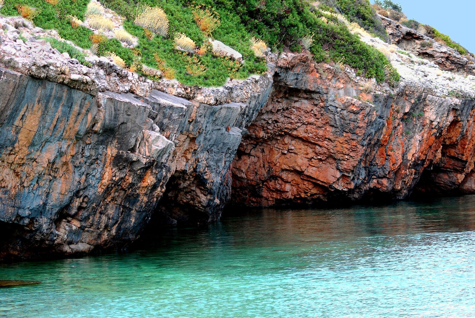 Nikon D40X sample photo. Sea, rocks, feria colors photography