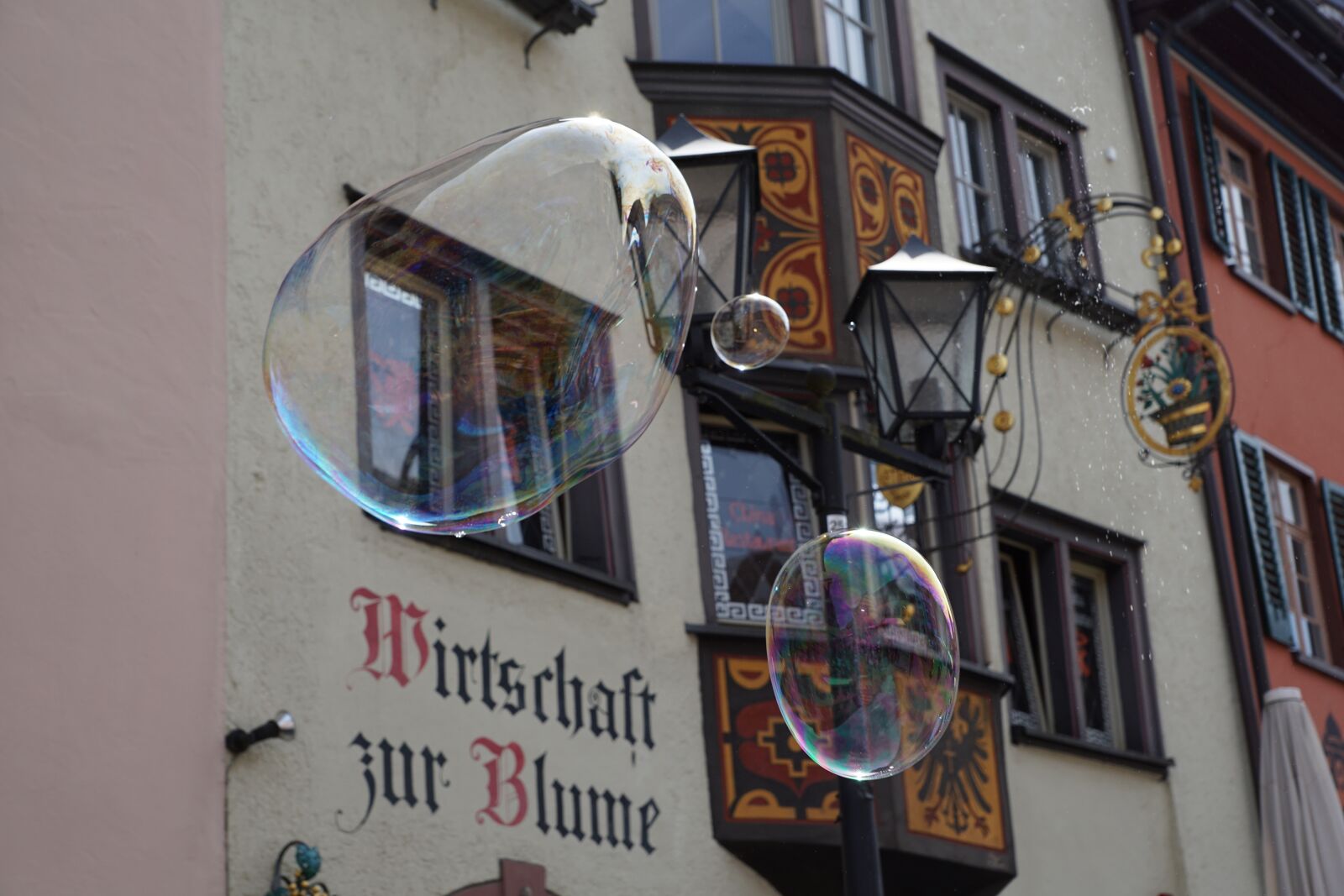 Sony DT 16-50mm F2.8 SSM sample photo. Rottweil, soap bubbles, facade photography