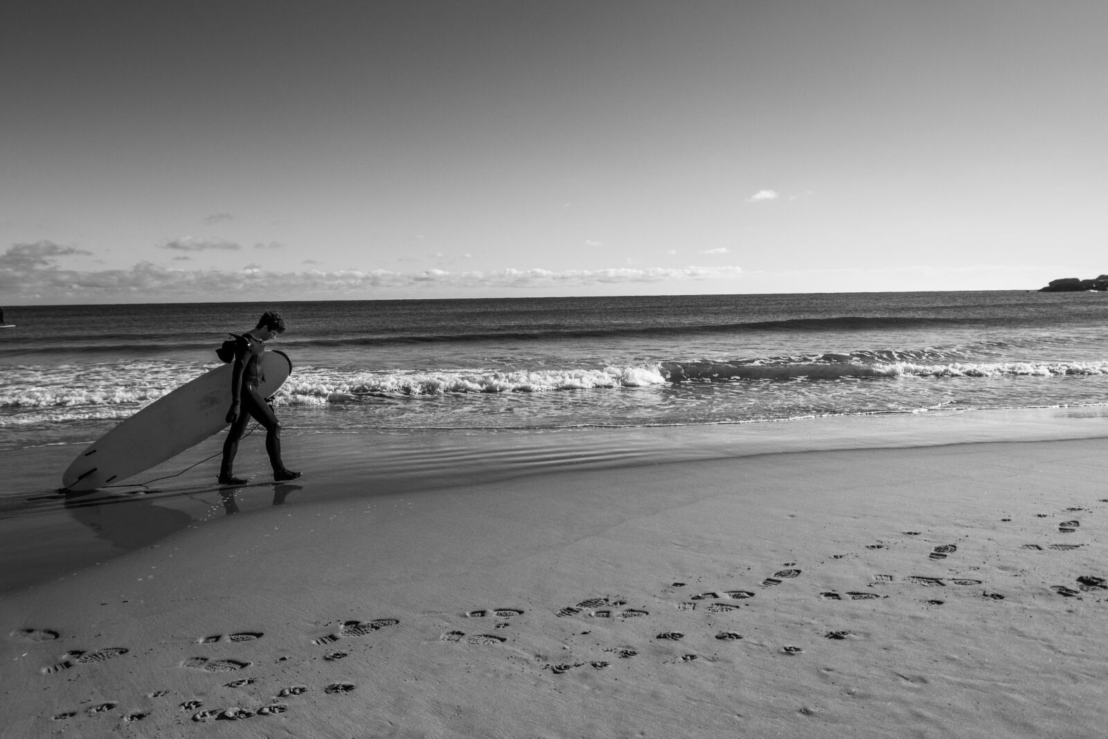 Nikon D7100 sample photo. Surf, lonely, beach photography