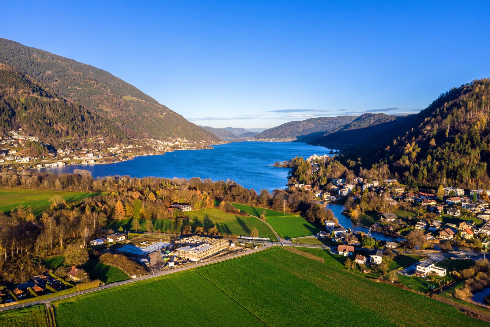 Hasselblad L1D-20c sample photo. Aerial view, landscape, lake photography