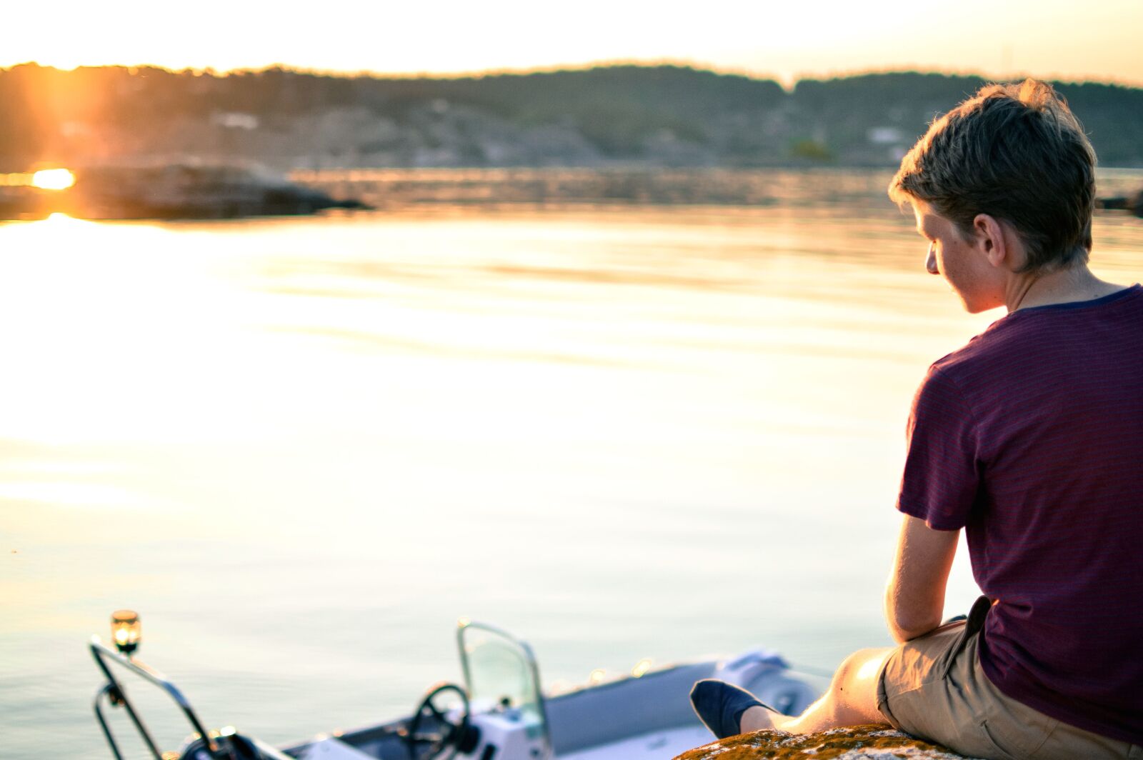 Nikon D3200 sample photo. Boy, lake, recreation, river photography