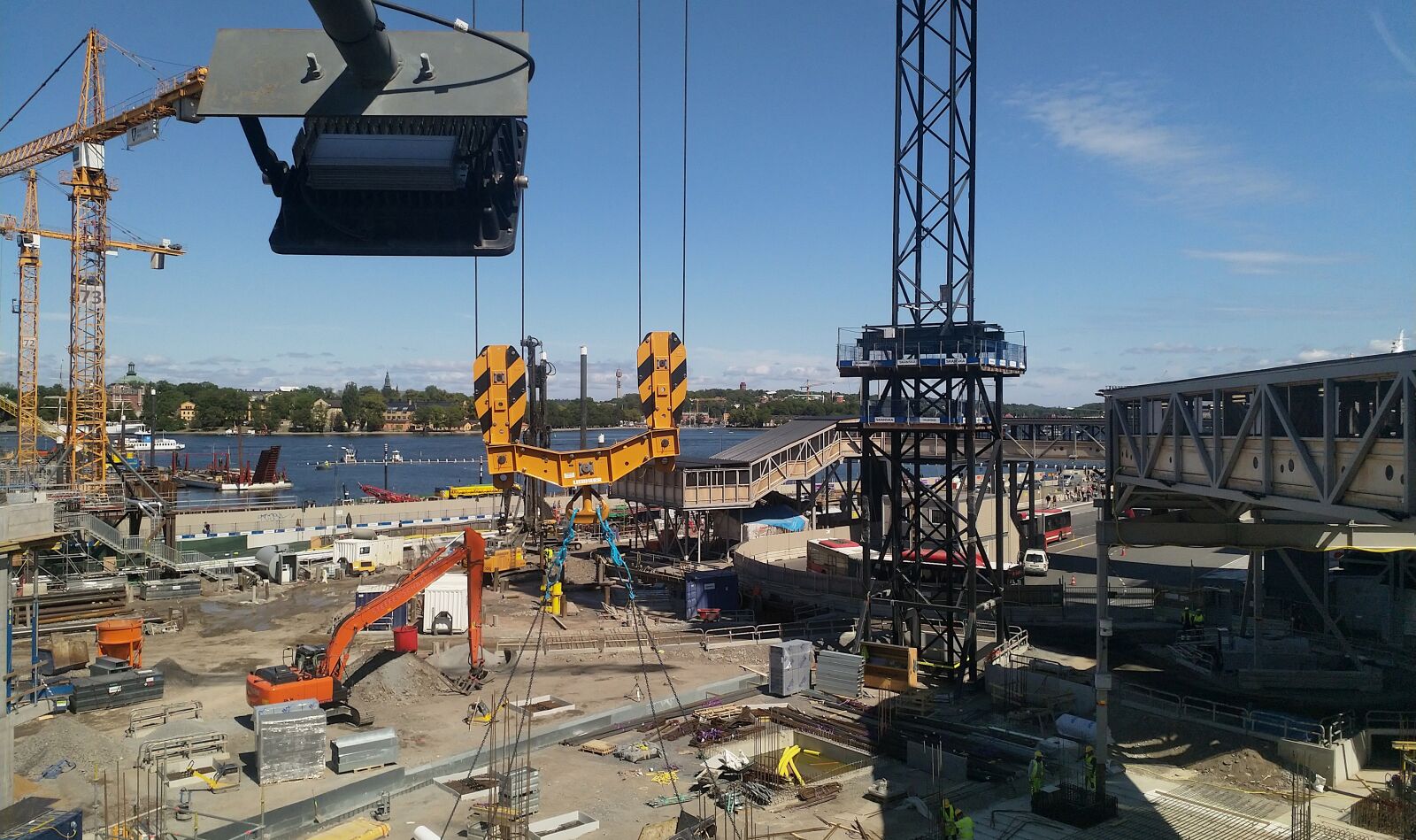 HMD Global Nokia 8 sample photo. Construction, city, stockholm photography