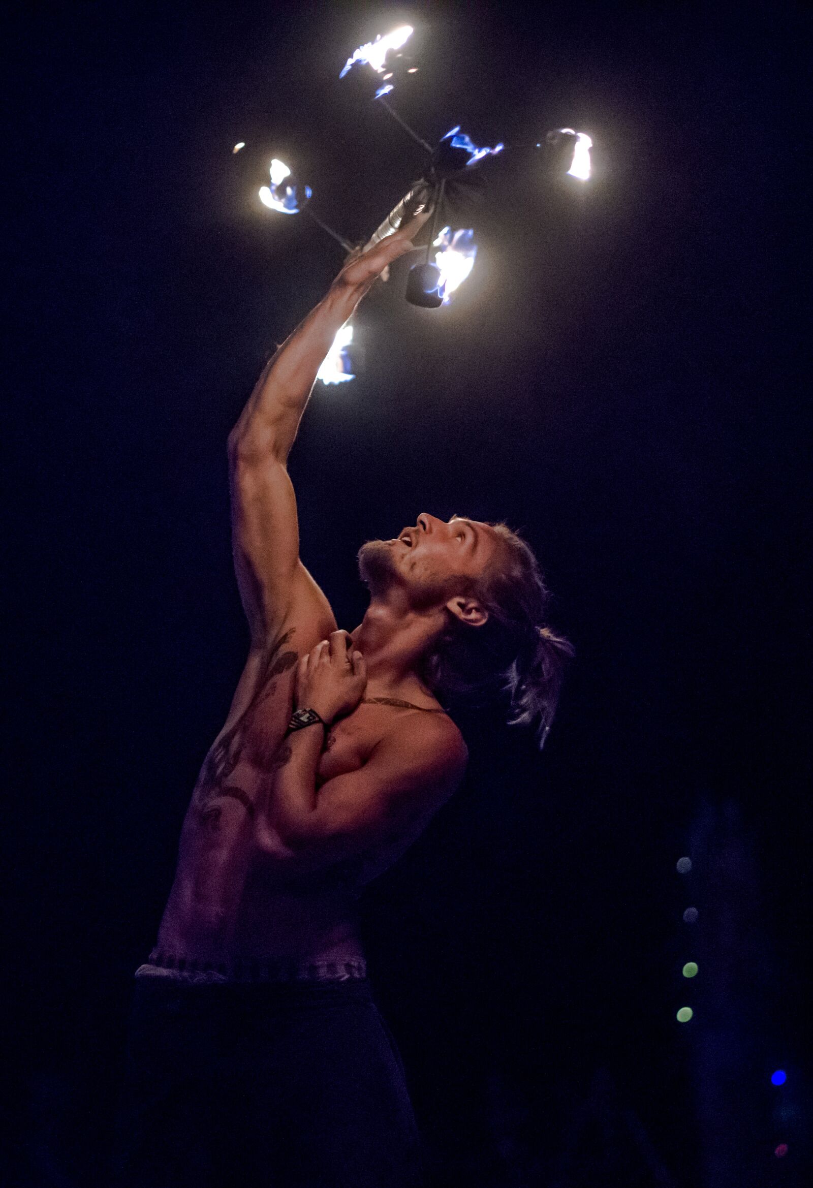 Sony a7R III sample photo. Fire, artist, hot photography