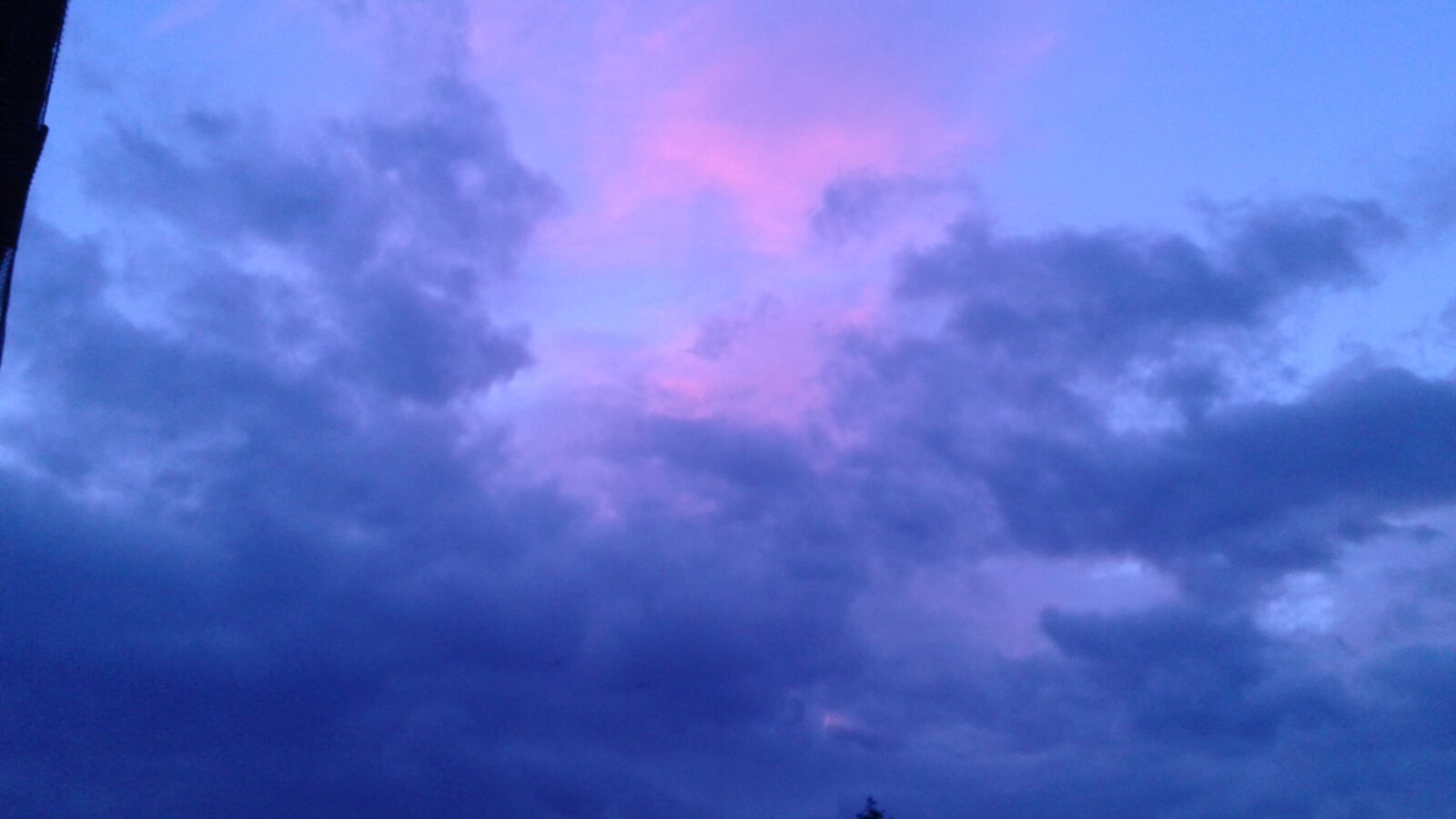 Samsung Galaxy Core LTE sample photo. Clouds, cloudy, pink, sky photography