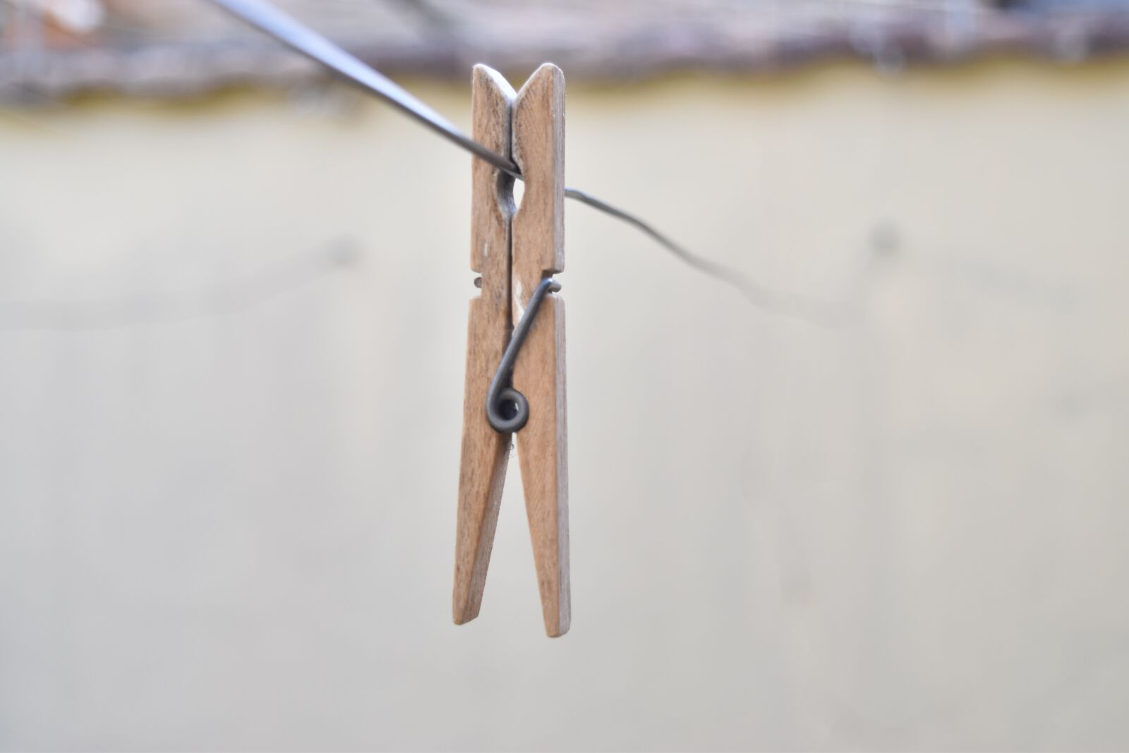 Nikon D5500 sample photo. Wood, clothespin photography