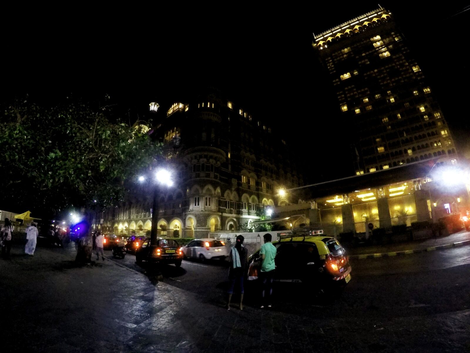 GoPro Hero5 Black sample photo. Gateway, of, india, night photography
