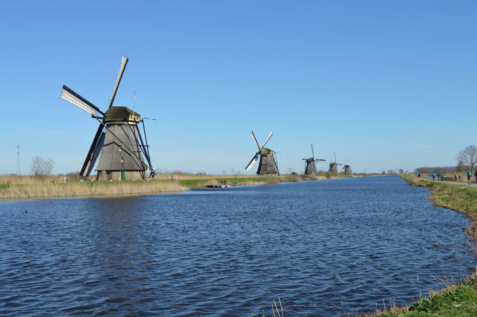 Nikon D3200 sample photo. Mill, mills, kinderdijk photography