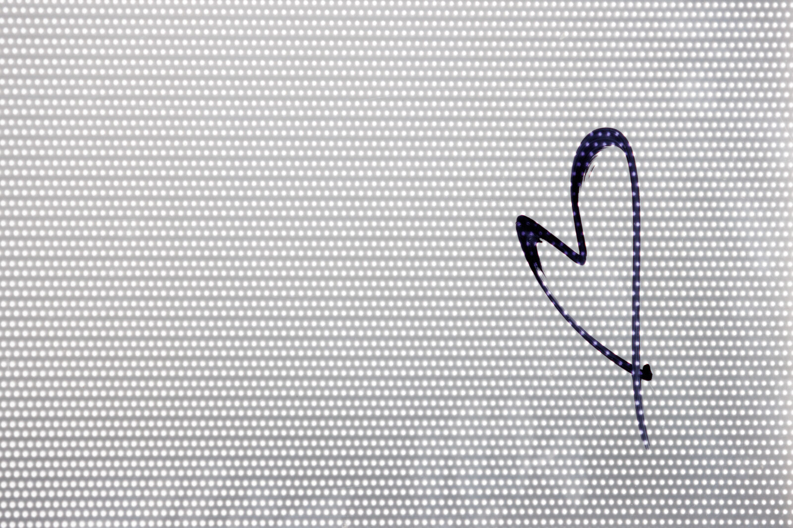 Canon EOS R7 sample photo. Heart on light photography