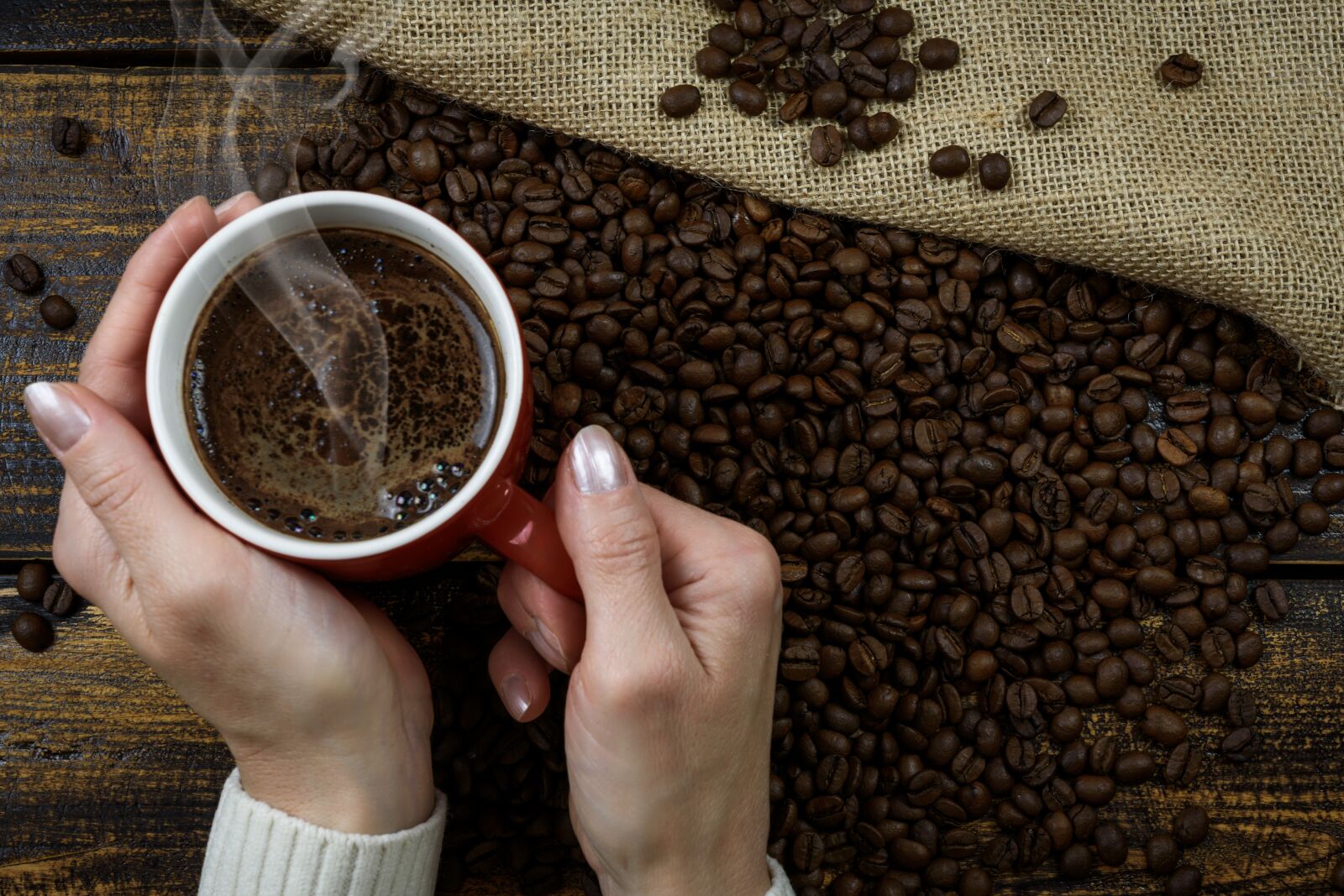 Nikon D750 sample photo. Hot coffee, coffee mug photography