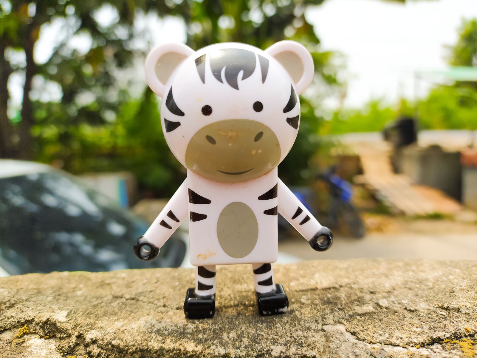 Xiaomi Redmi Note 8 sample photo. Toys, cow, kids photography