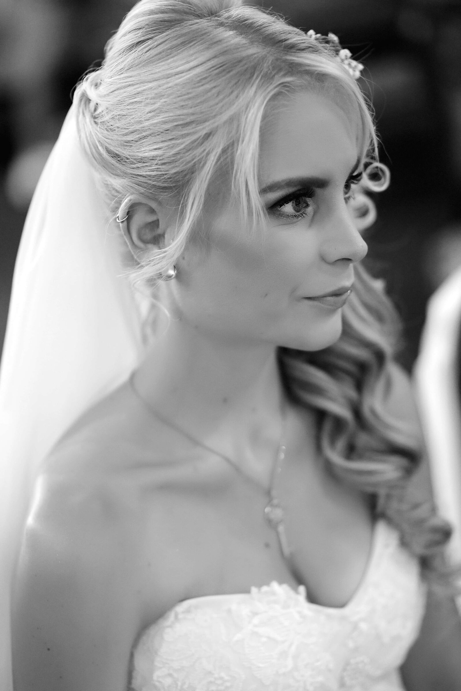 Canon EF 85mm F1.8 USM sample photo. Veil, bride, pretty girl photography