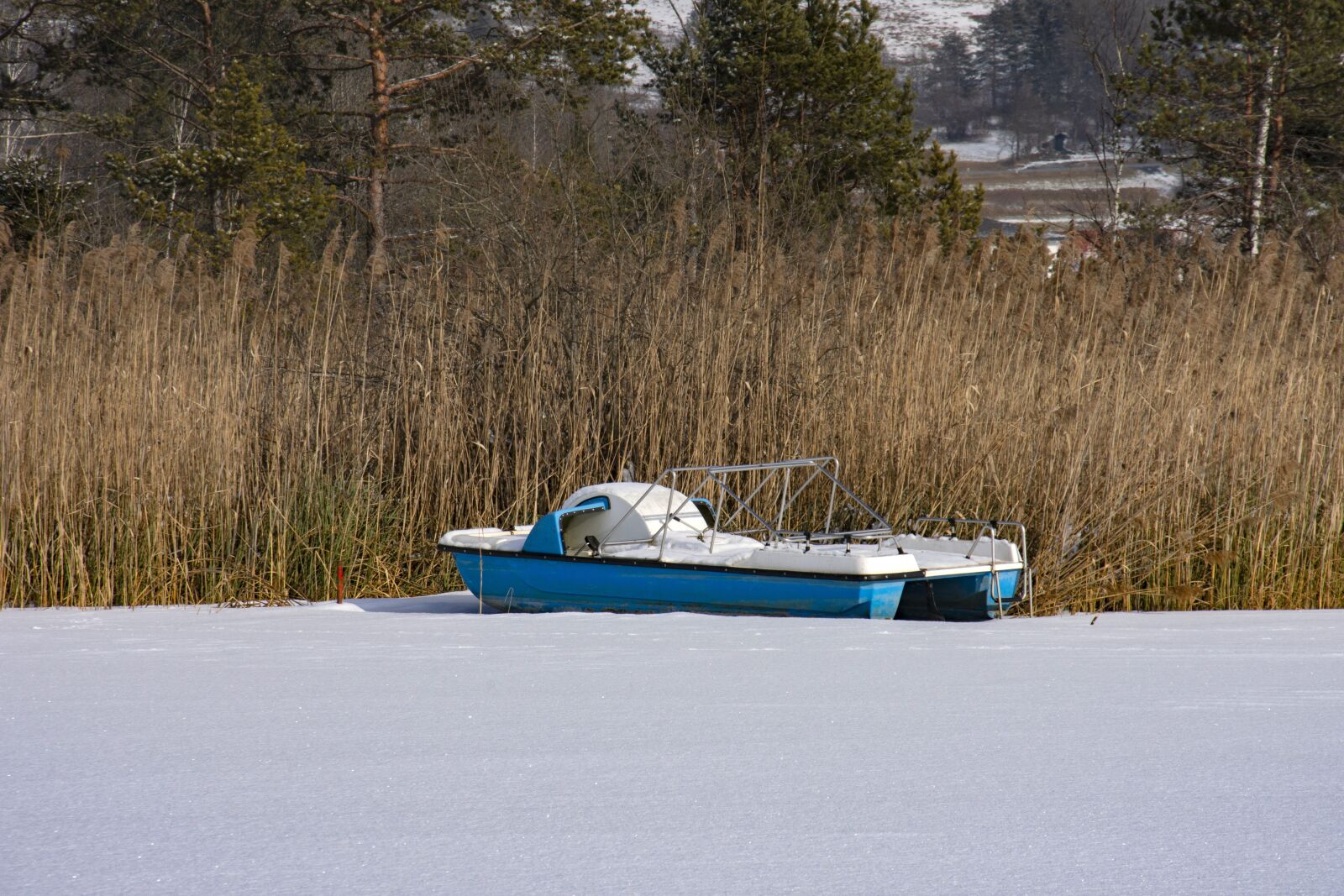 Nikon D7200 sample photo. Winter, snow, water photography