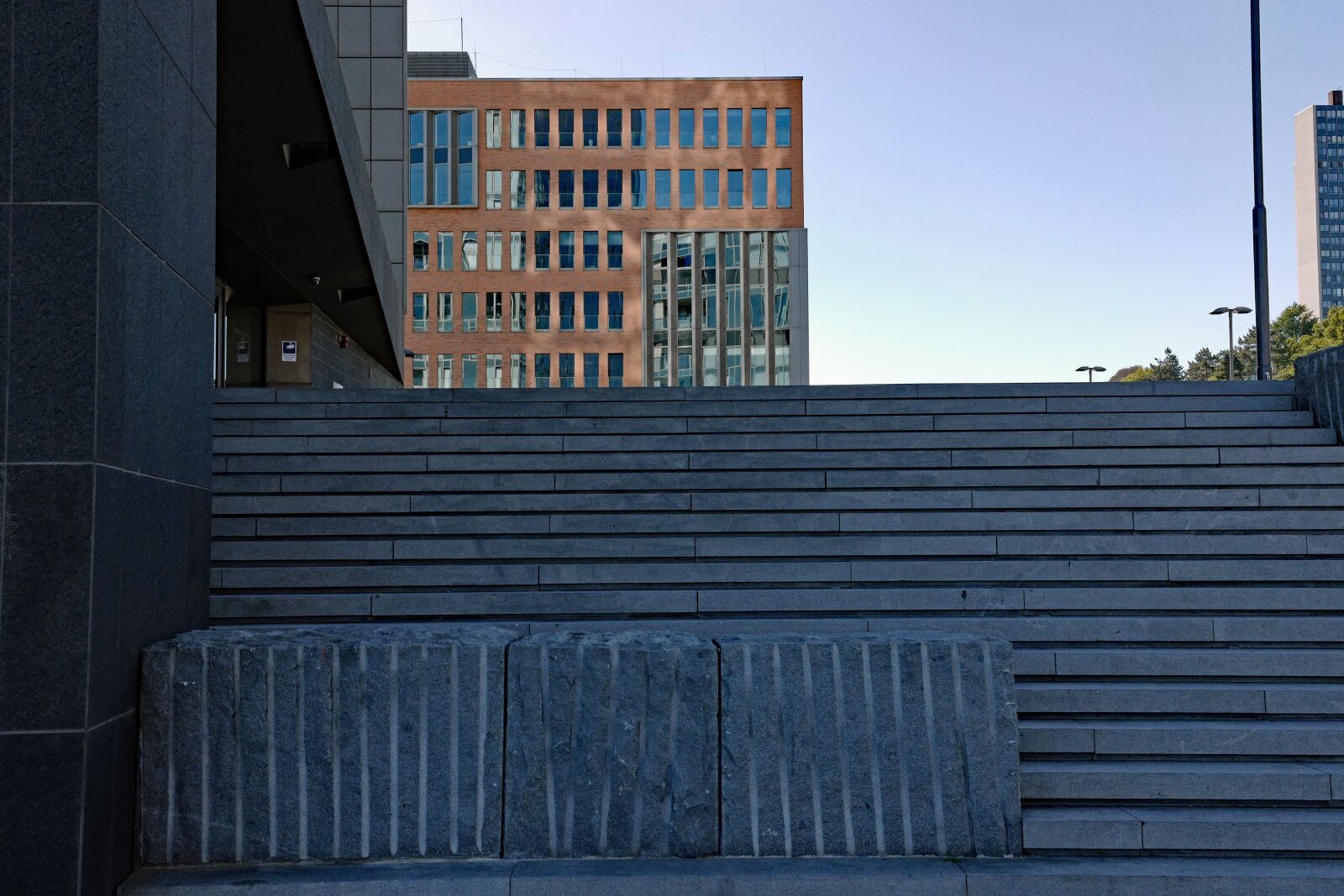 Leica CL sample photo. Facade, stairs, architecture photography