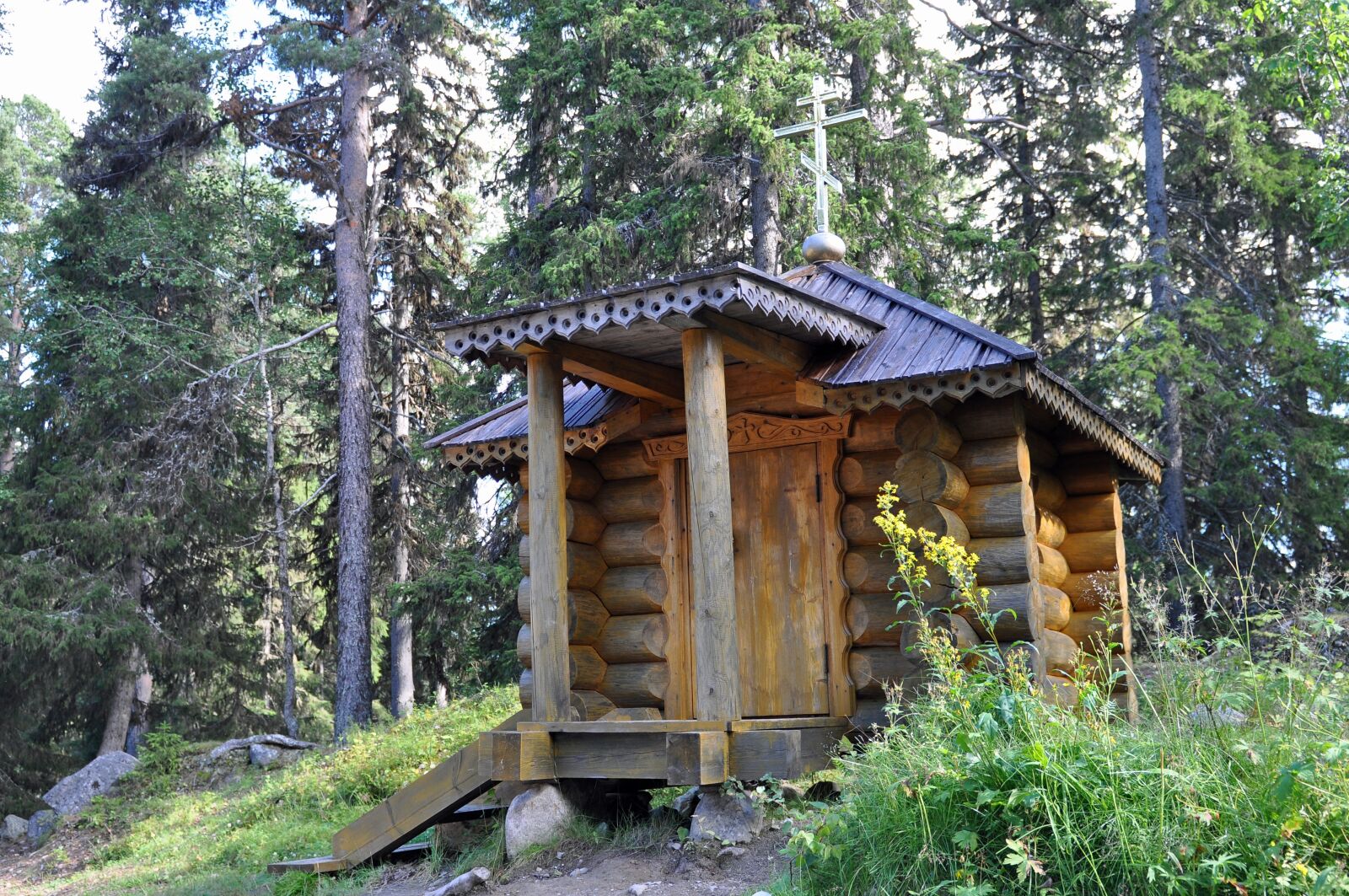 Nikon D90 sample photo. Russia, solovki, cross photography