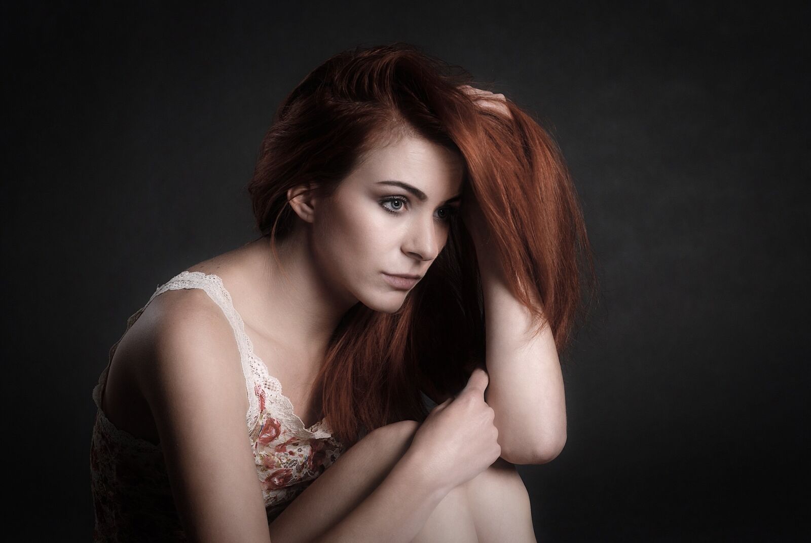 Nikon D80 sample photo. Girl, woman, depression photography