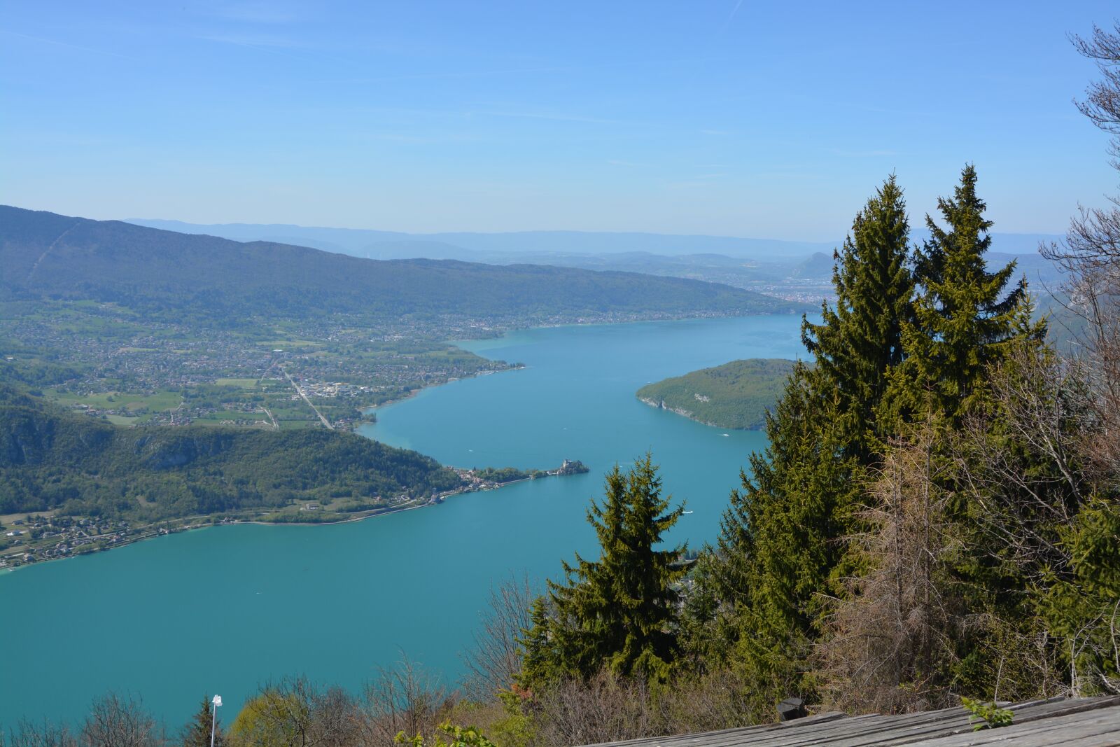Nikon D5200 sample photo. Lake annecy, blue, nature photography