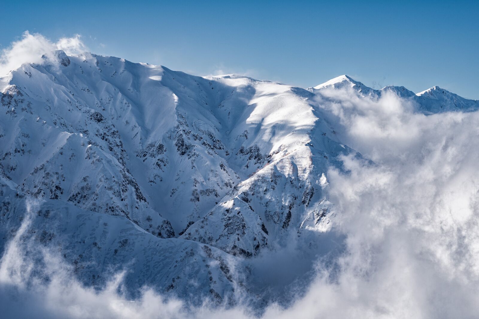 Nikon D800E sample photo. Landscape, snow mountain, cloud photography