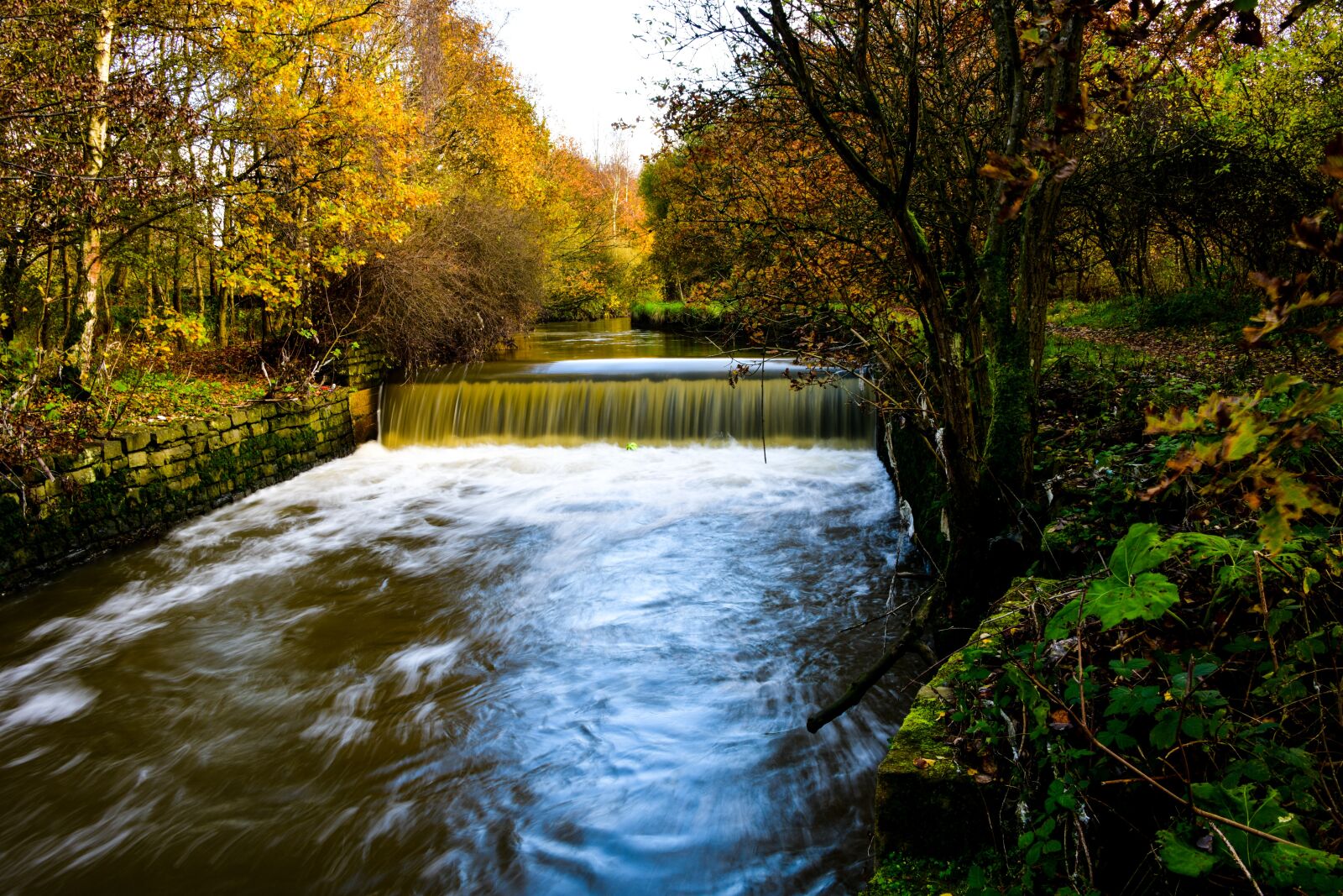 Nikon D850 sample photo. Landscape, weir, waterfall photography