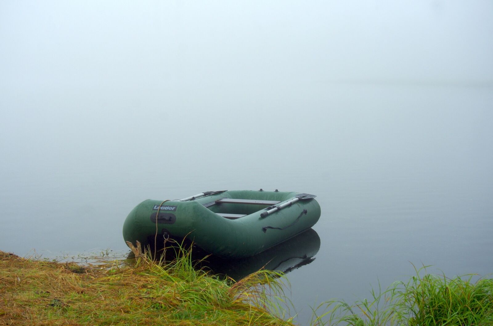 Pentax K-5 sample photo. Morning, fog, lake photography