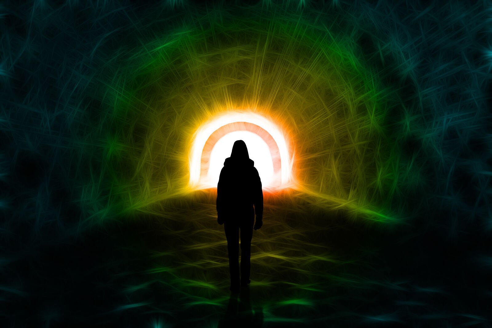 Nikon D3300 sample photo. Light, tunnel, silhouette photography