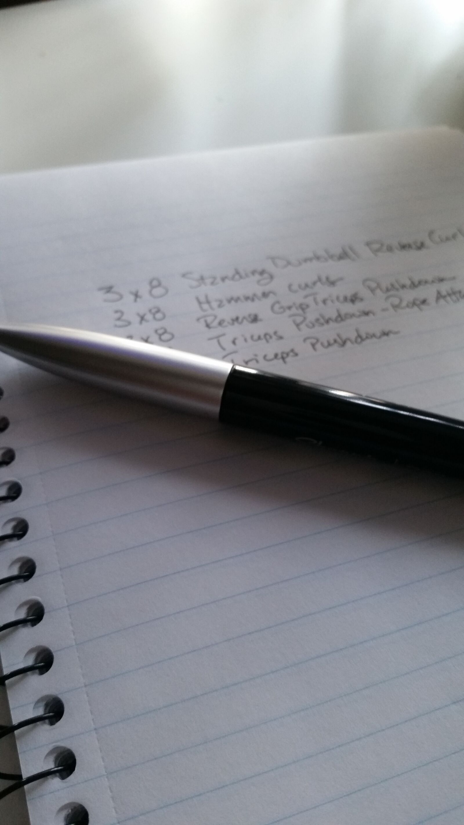 Samsung Galaxy S5 sample photo. Notes, fitness, pen photography