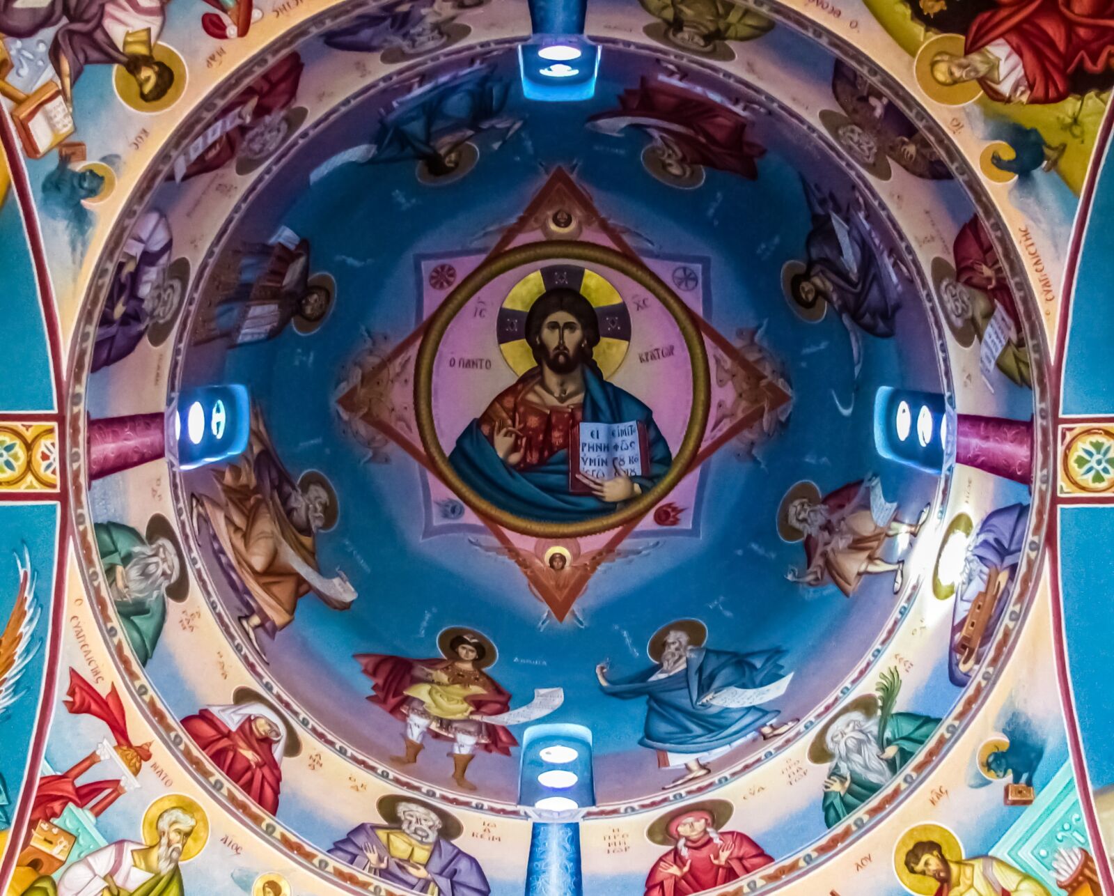 Canon PowerShot SX400 IS sample photo. Pantocrator, jesus christ, iconography photography