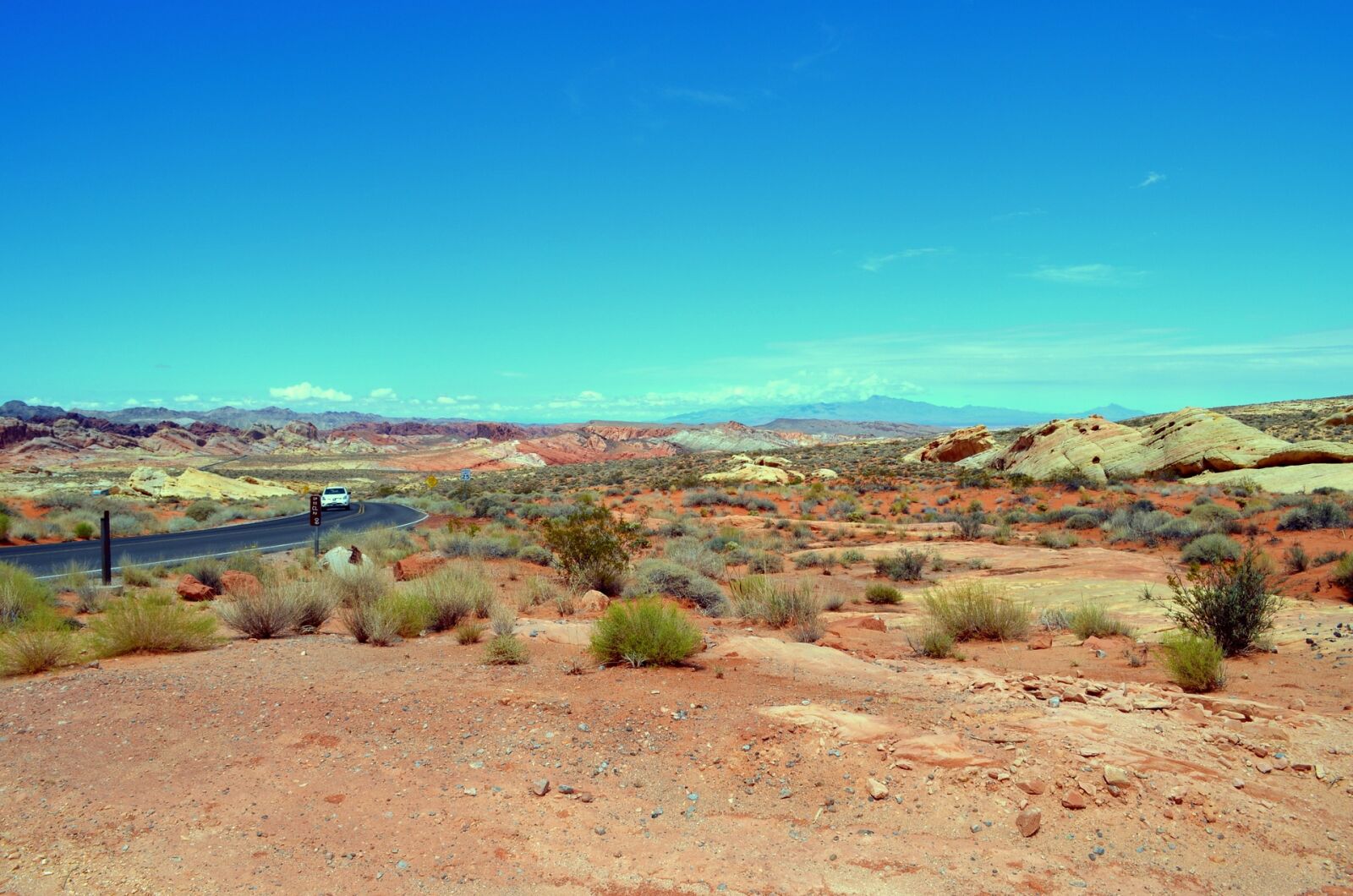 Nikon D5100 sample photo. Desert, road, stone desert photography
