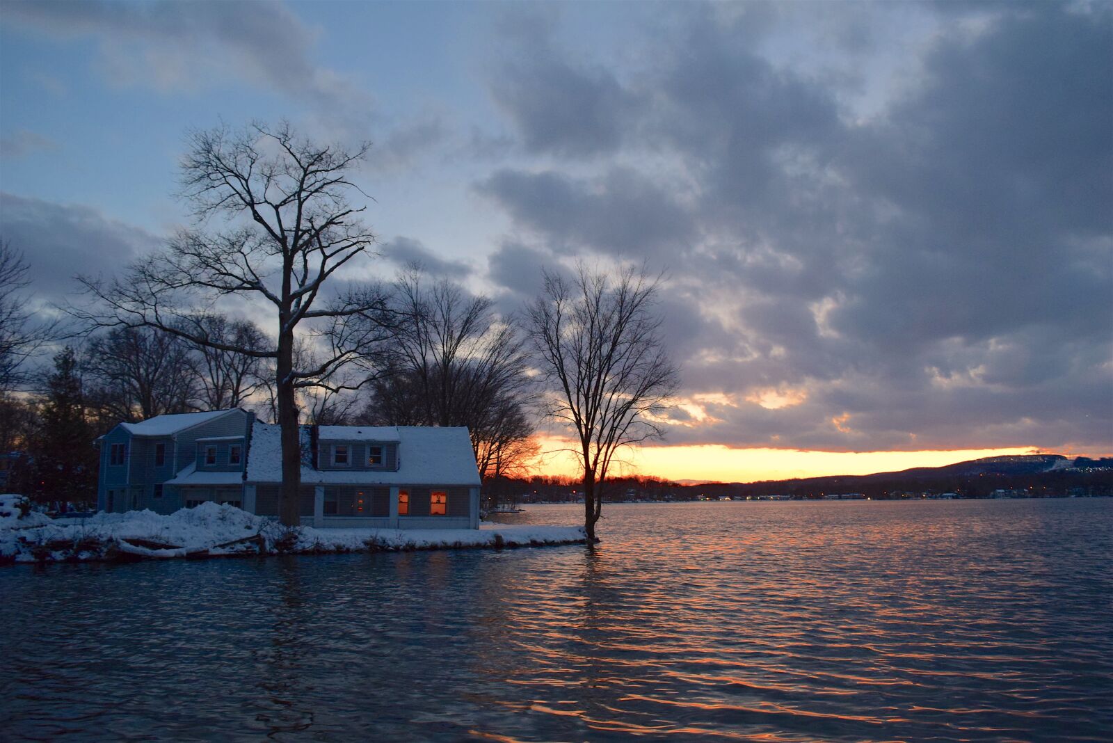 Nikon D3300 sample photo. Snow, winter, sunset photography