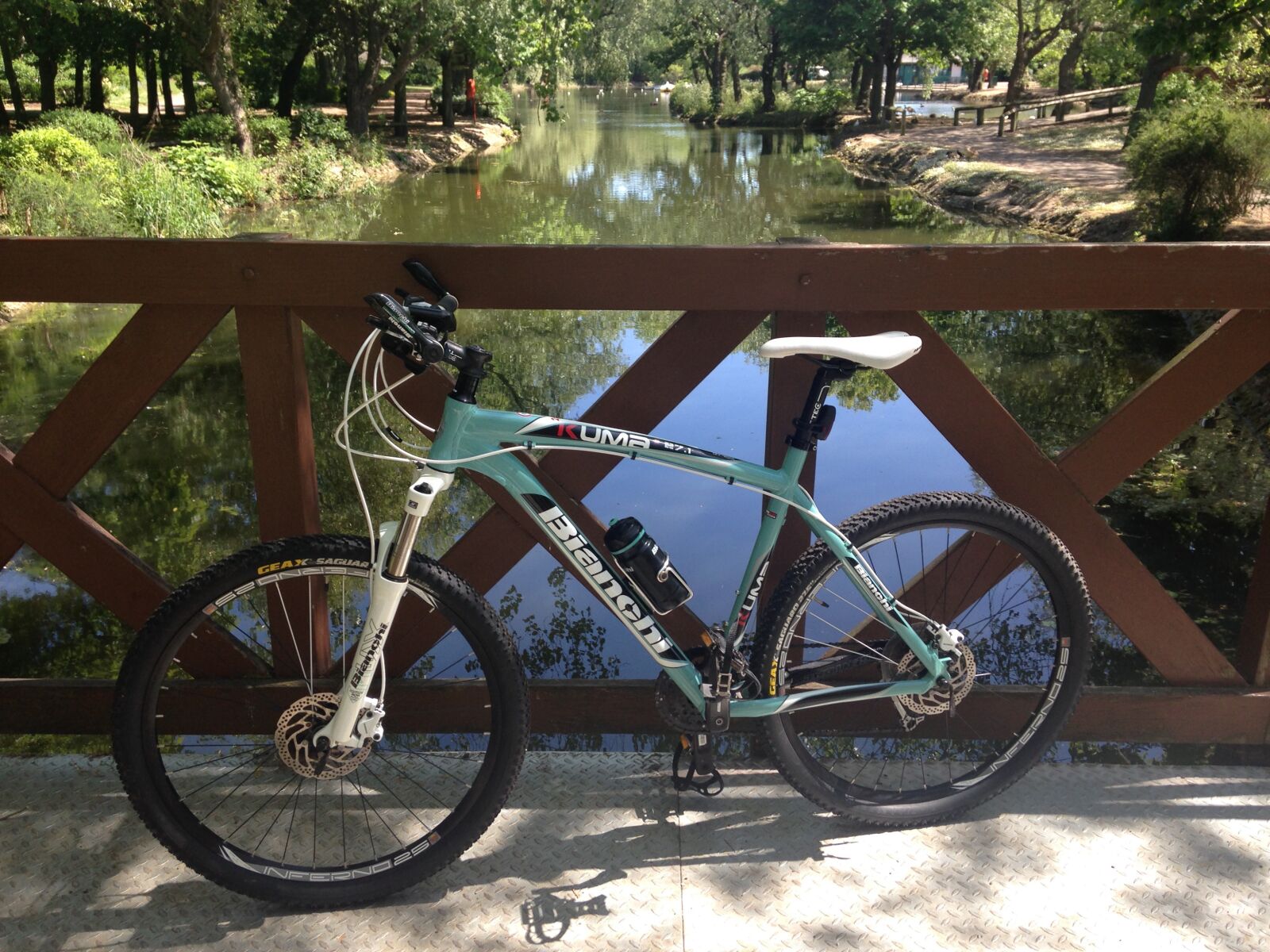 iPhone 5c back camera 4.12mm f/2.4 sample photo. Bike, summer, outdoors photography