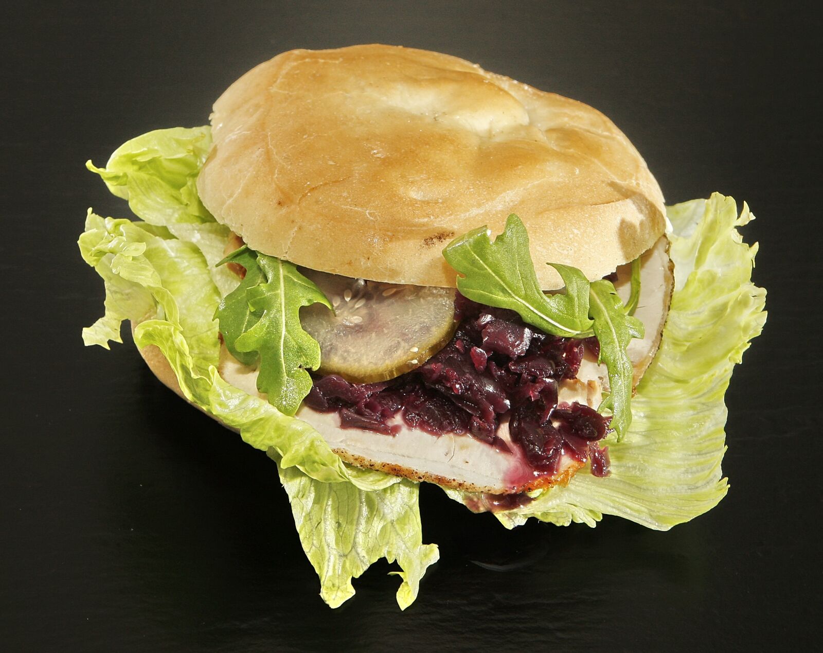 Canon EOS-1D Mark III sample photo. Sandwich, christmas sandwich, pork photography