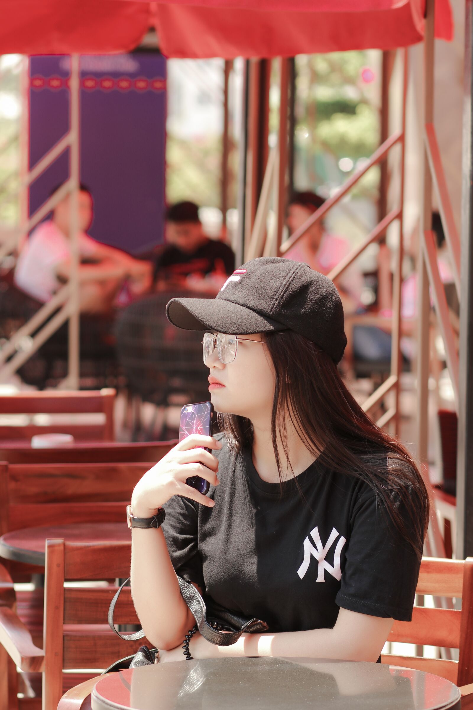 Canon EOS 80D + Canon EF 85mm F1.8 USM sample photo. Portrait, girl, the hat photography
