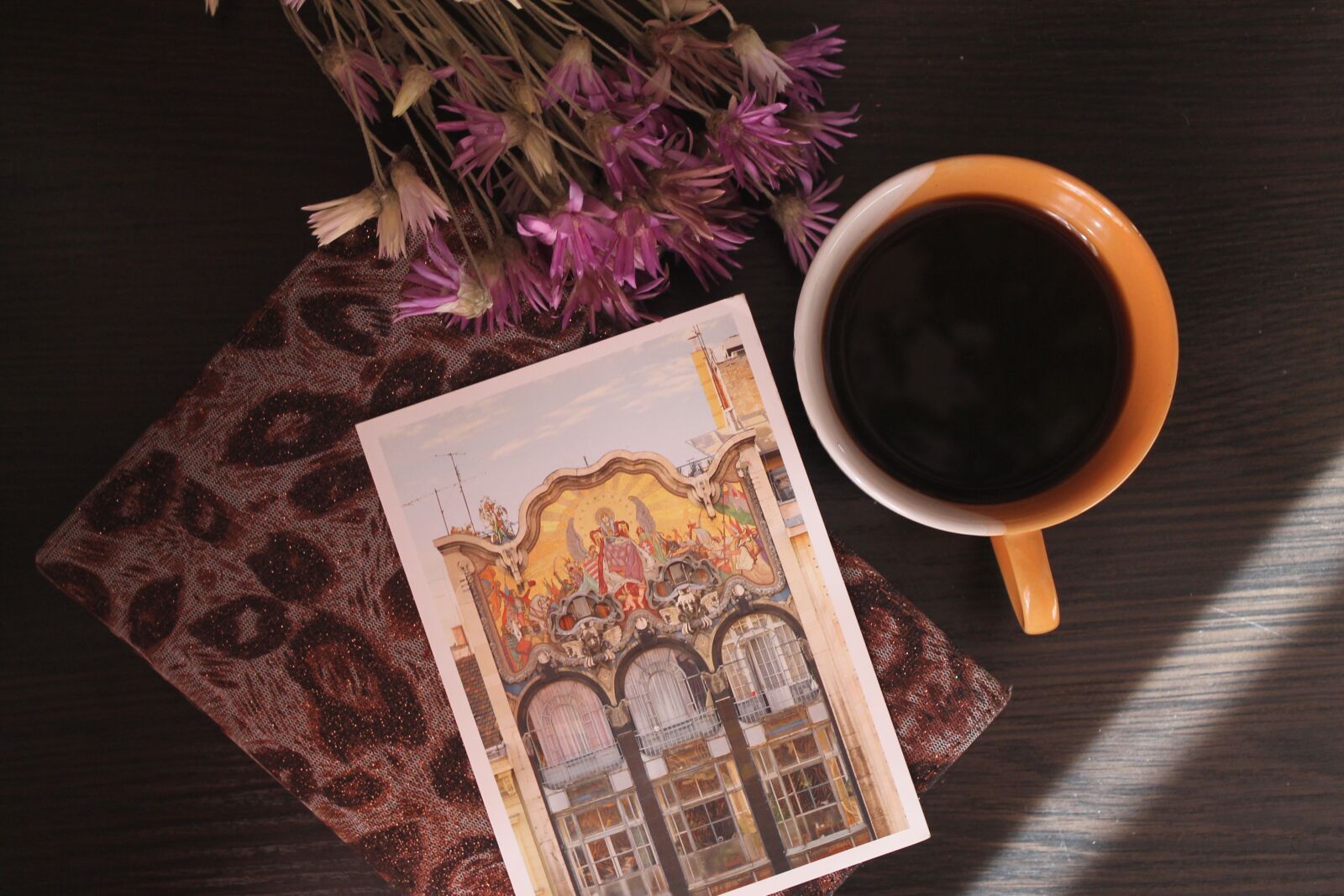 Canon EOS 1100D (EOS Rebel T3 / EOS Kiss X50) sample photo. Coffe, postcard, cup of photography