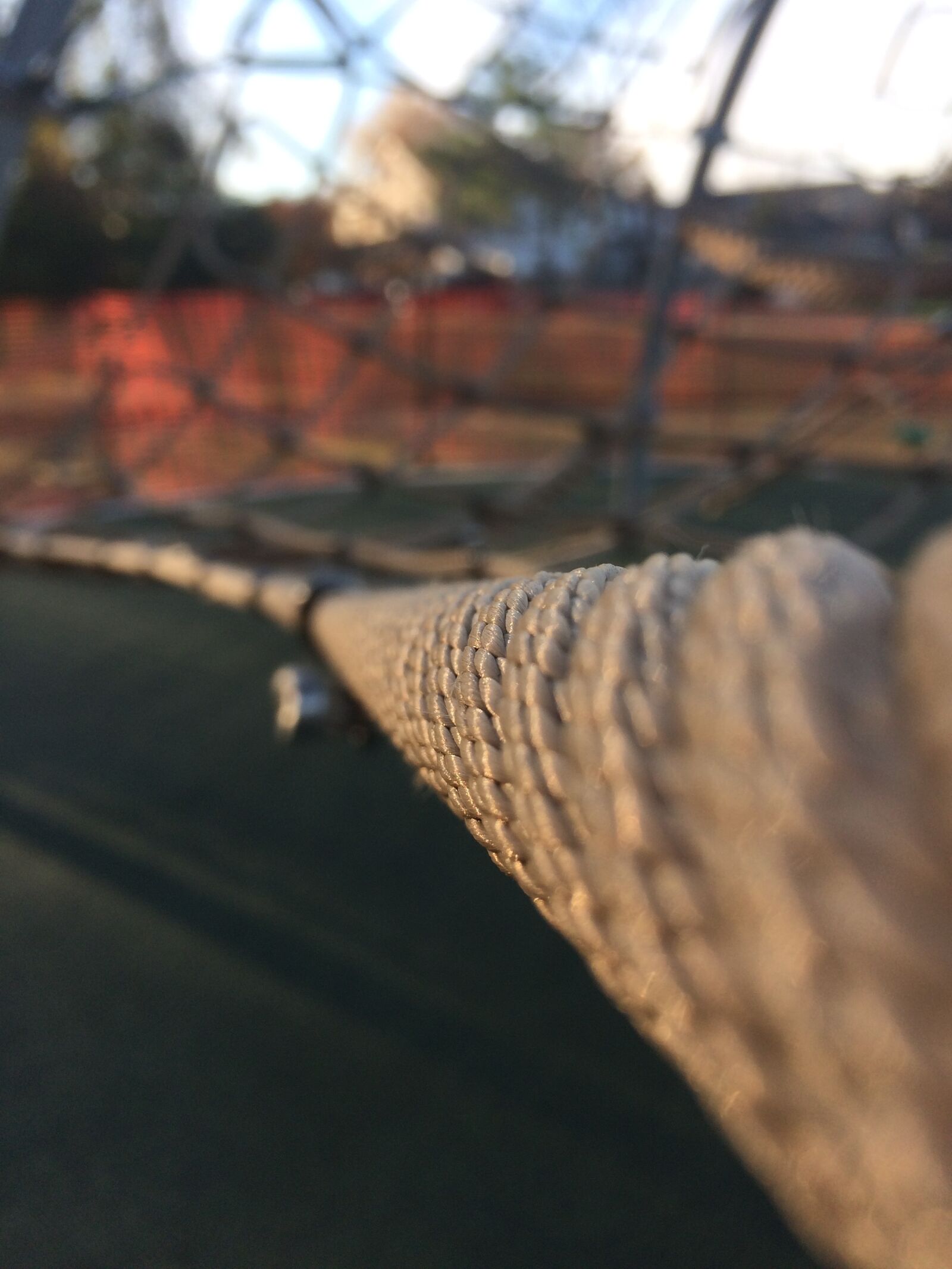 iPhone 5s back camera 4.15mm f/2.2 sample photo. Fall, playground, rope, spring photography
