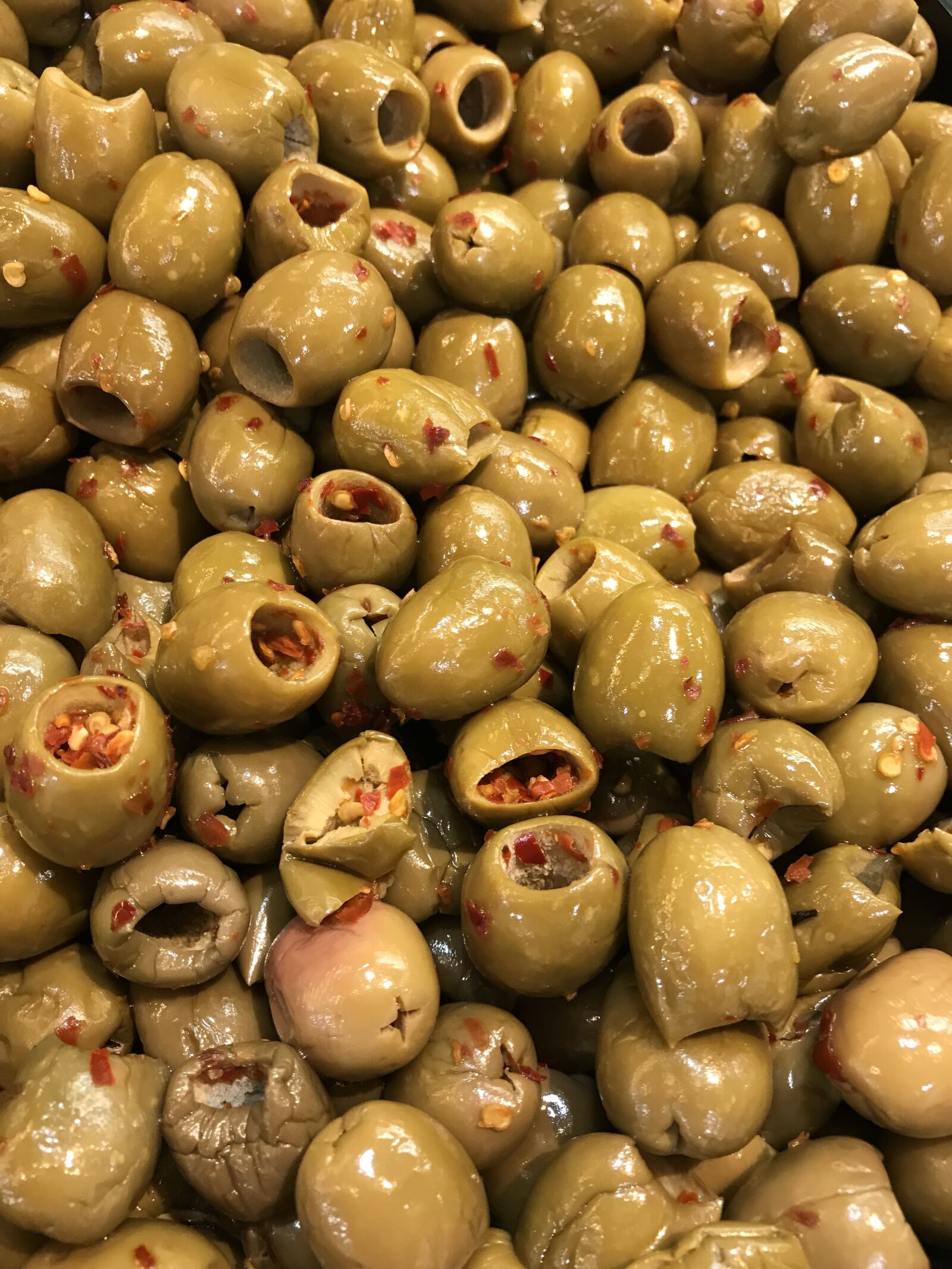Apple iPhone 7 sample photo. Green olives, olives, fresh photography