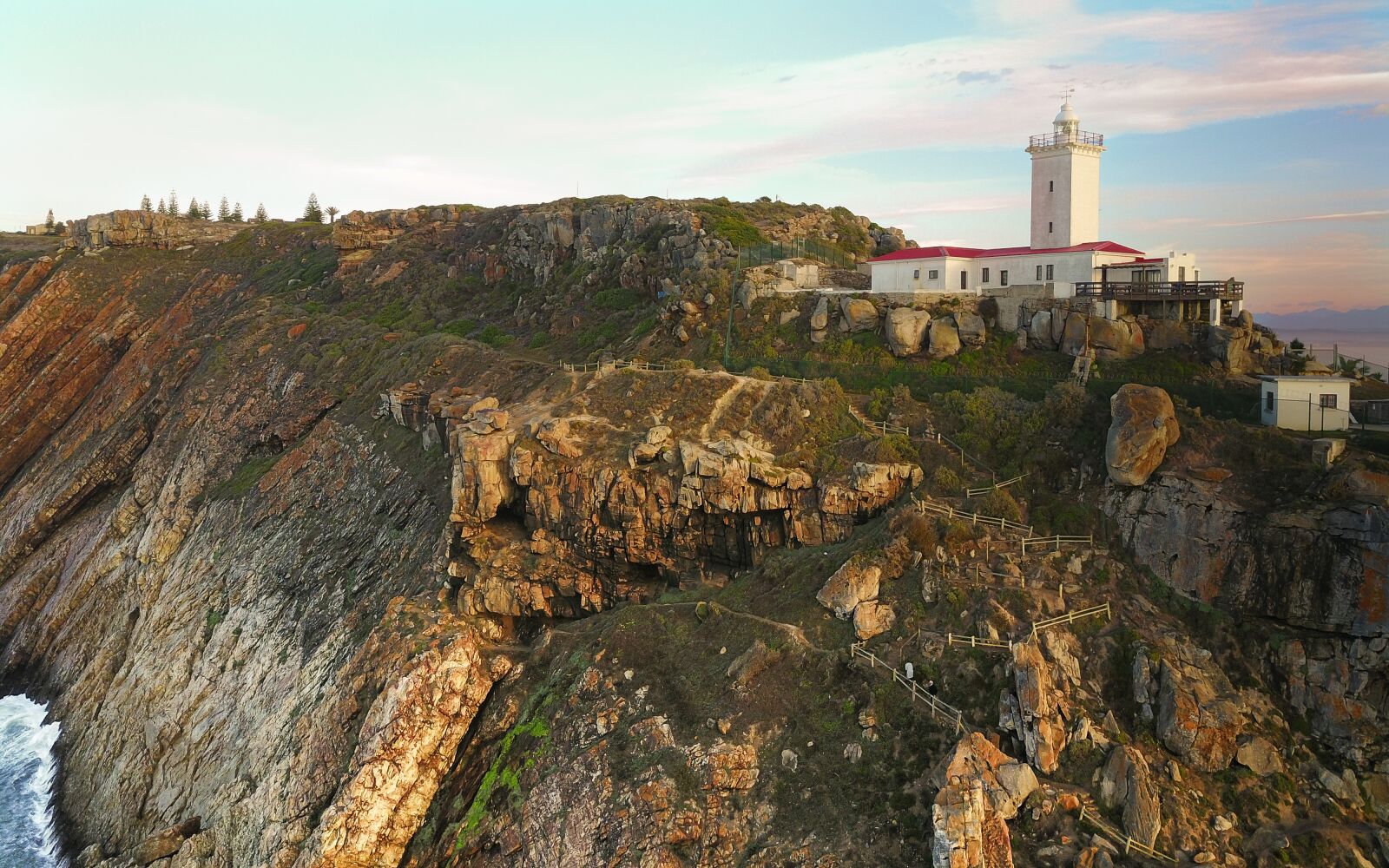 DJI FC220 sample photo. Lighthouse, landmark, mosselbay photography