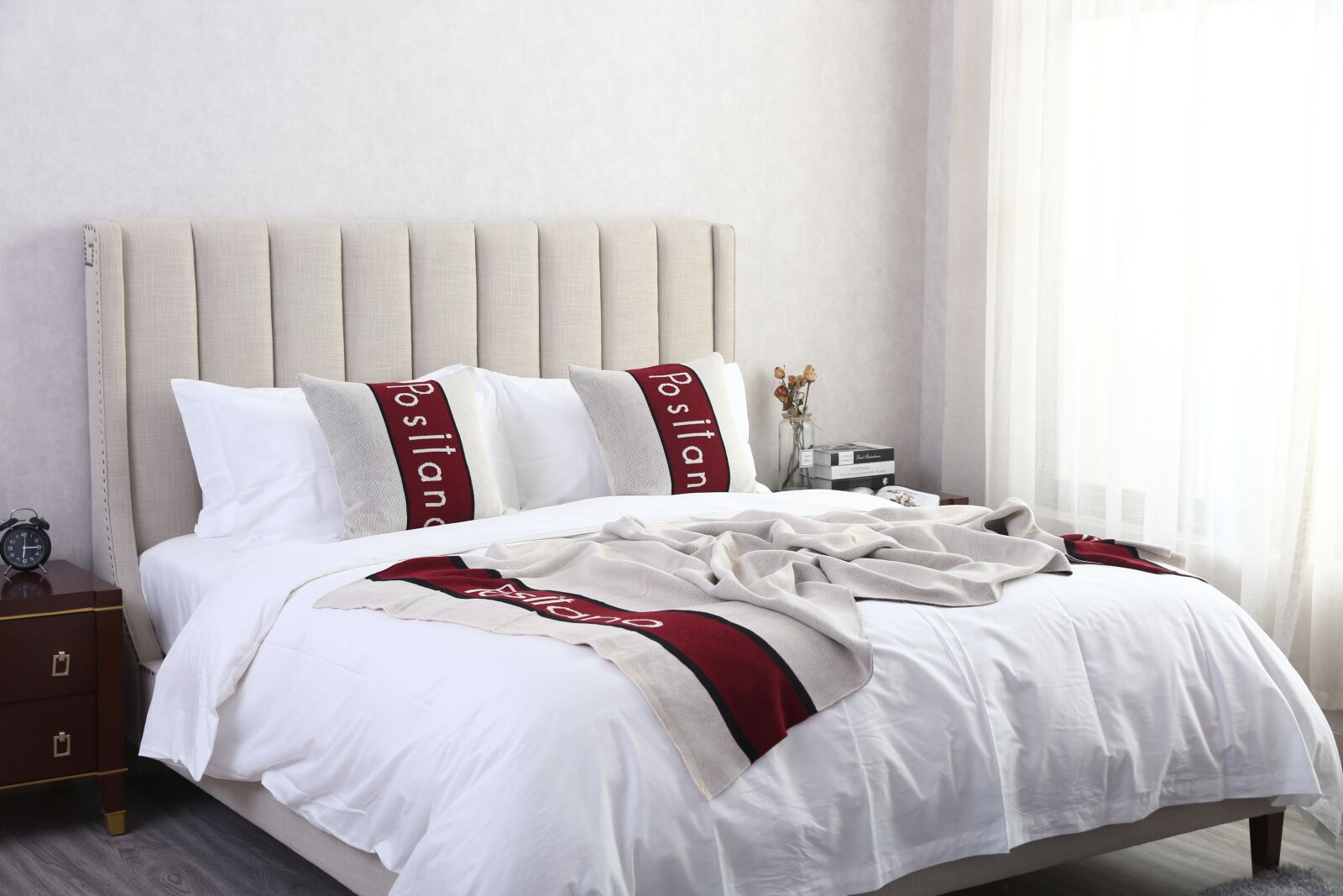 Canon EF 24-70mm F2.8L II USM sample photo. Bedding, pillowcases, bed tail photography