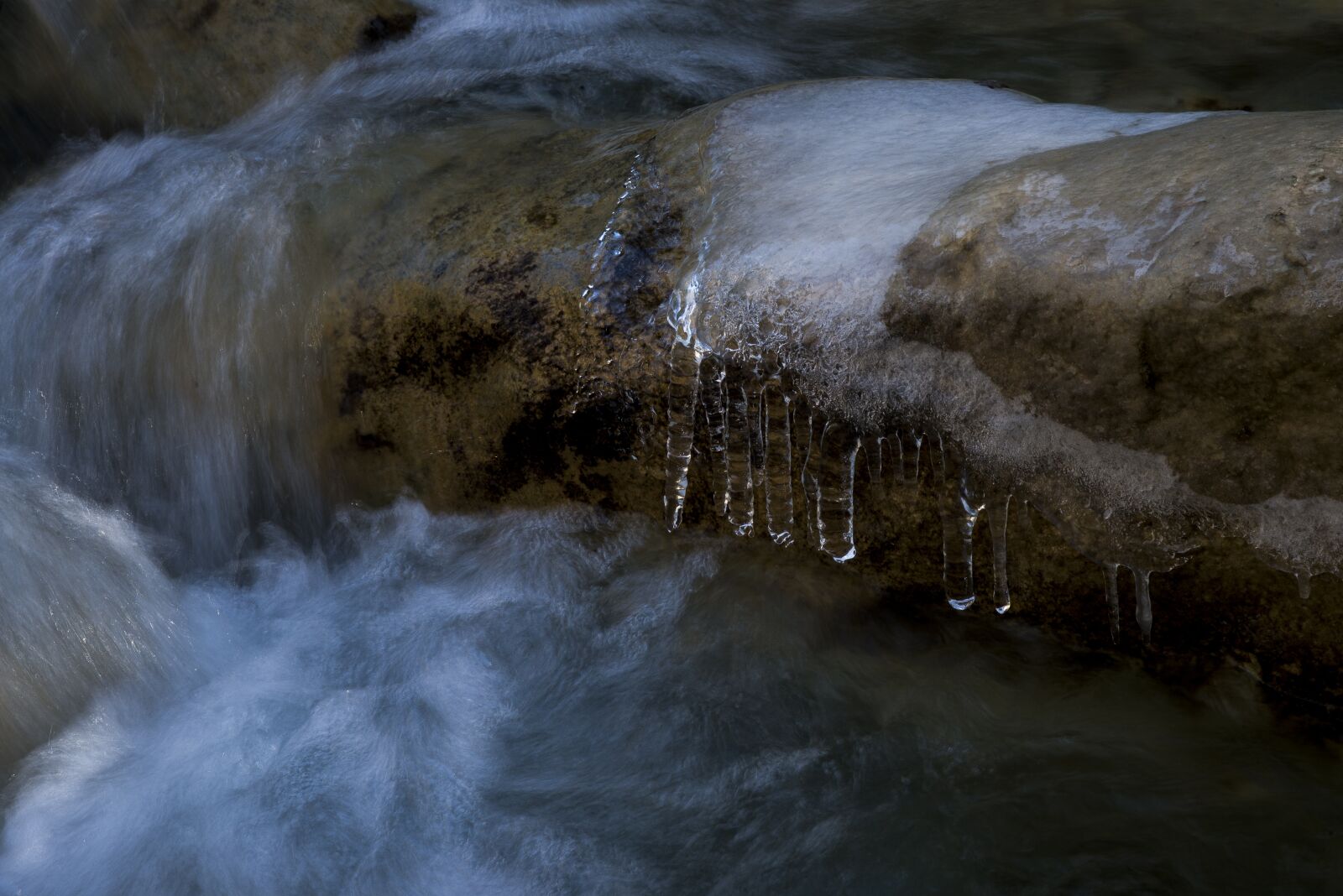Nikon D800E sample photo. River, ice, ice cubes photography