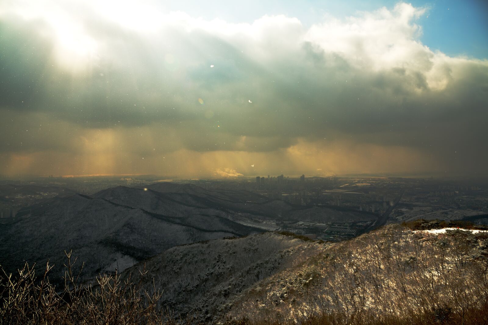 Nikon D850 sample photo. Winter, mountain, gyeyangsan photography